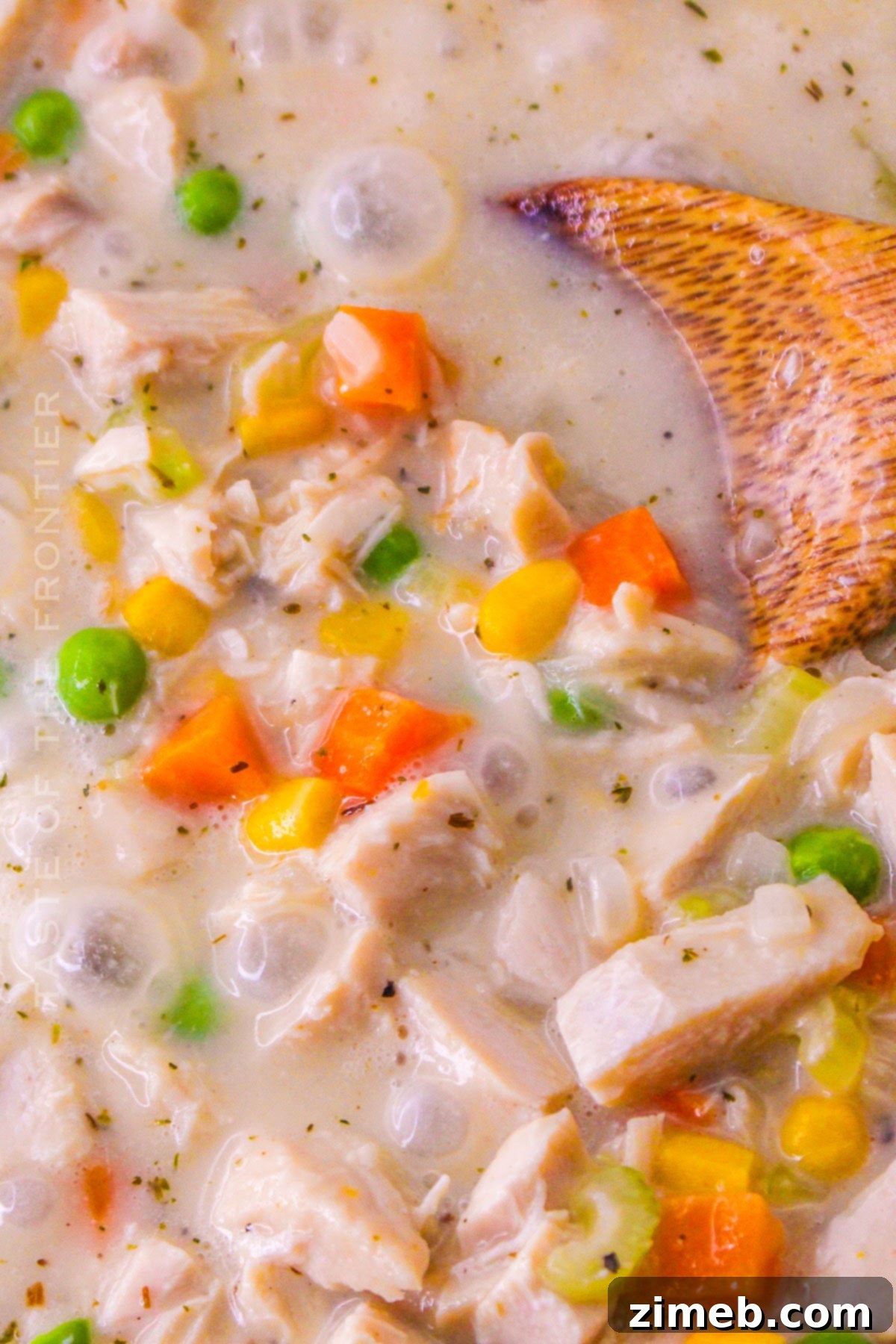 Hearty Turkey Pot Pie with Buttery Biscuits 6 pot pie filling
