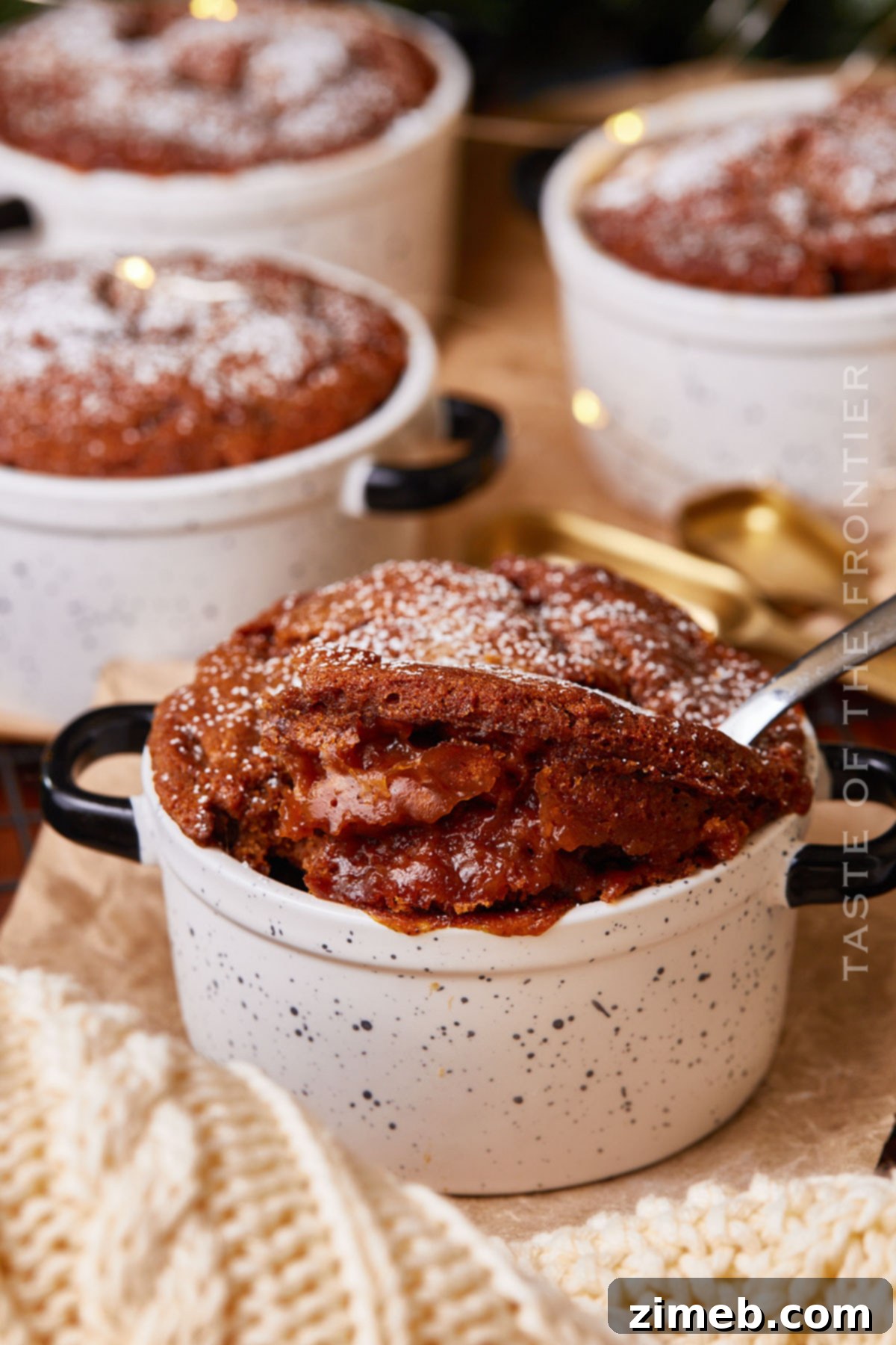 Gingerbread Pudding Cake