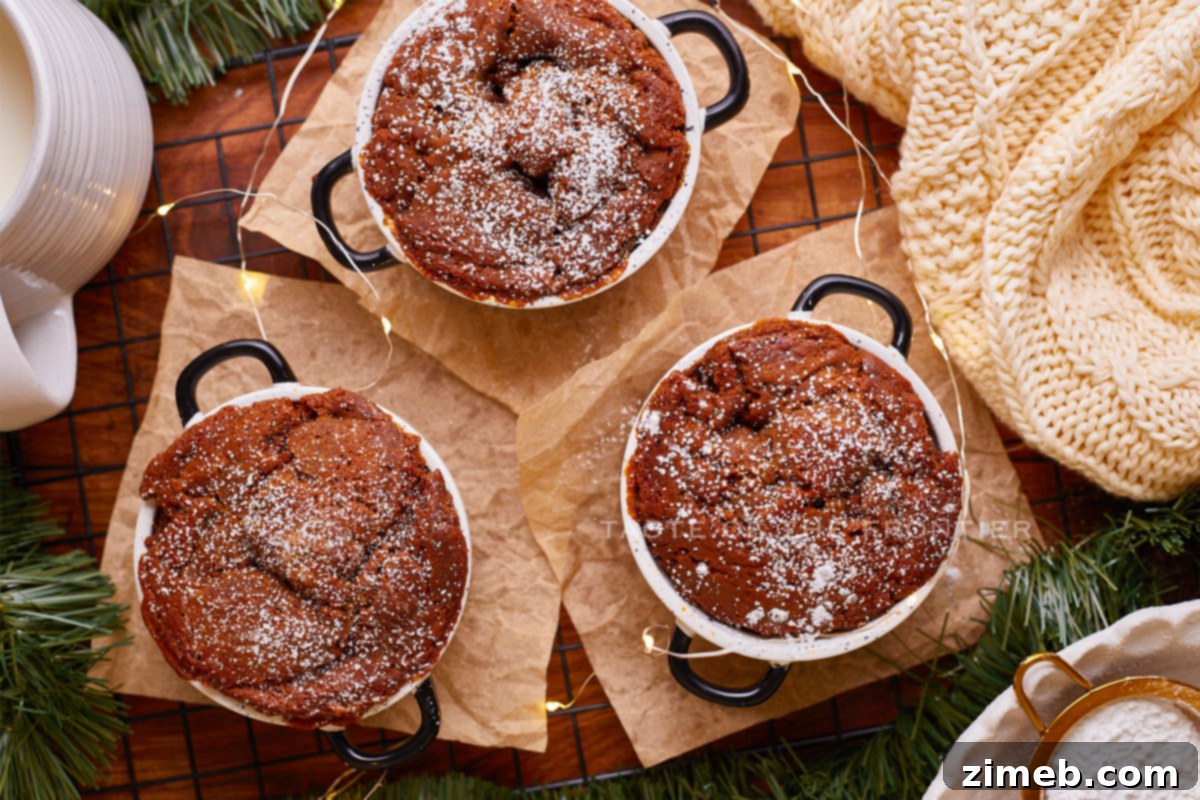 holiday dessert gingerbread flavor