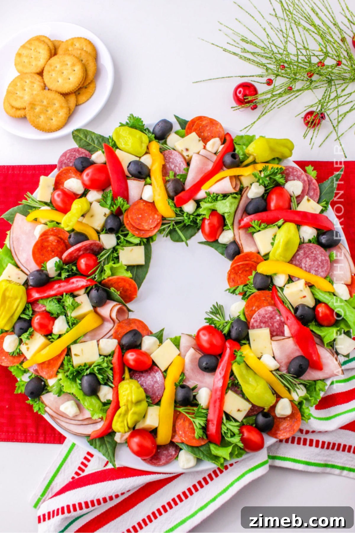 Antipasto Wreath recipe