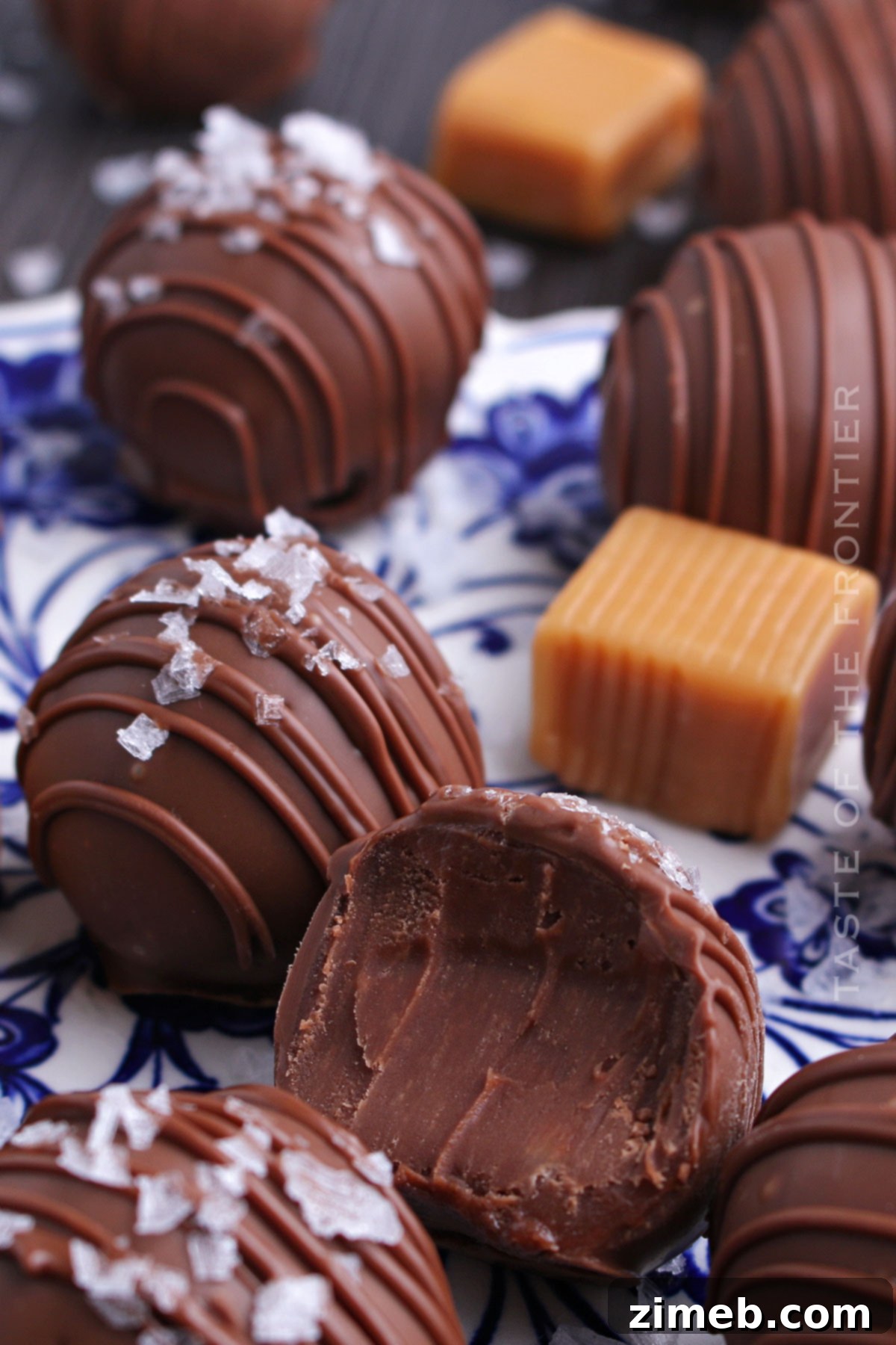No-Bake Caramel Truffles, perfect for gifts or parties