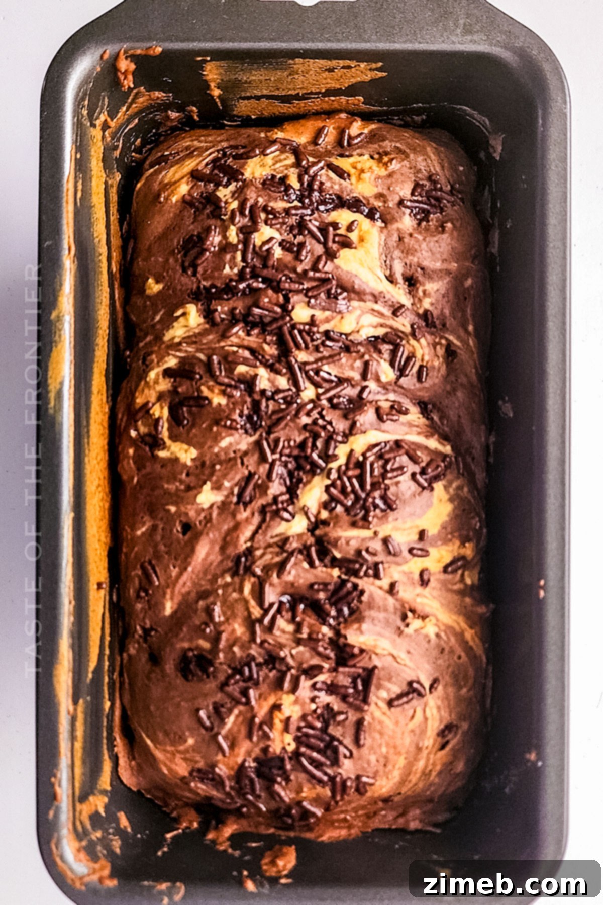 Baked sweet loaf of Ice Cream Bread