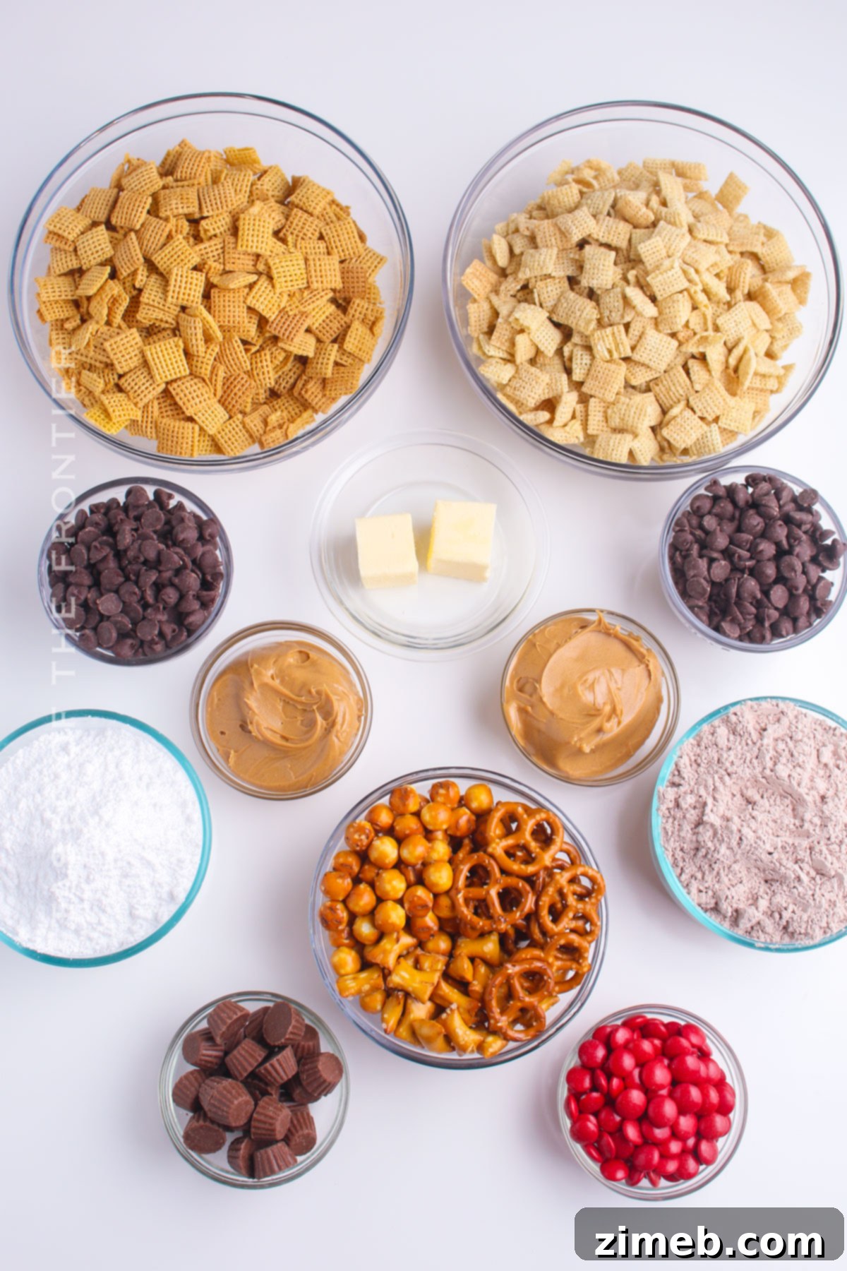 North Pole Nibblers 4 Reindeer Chow ingredients