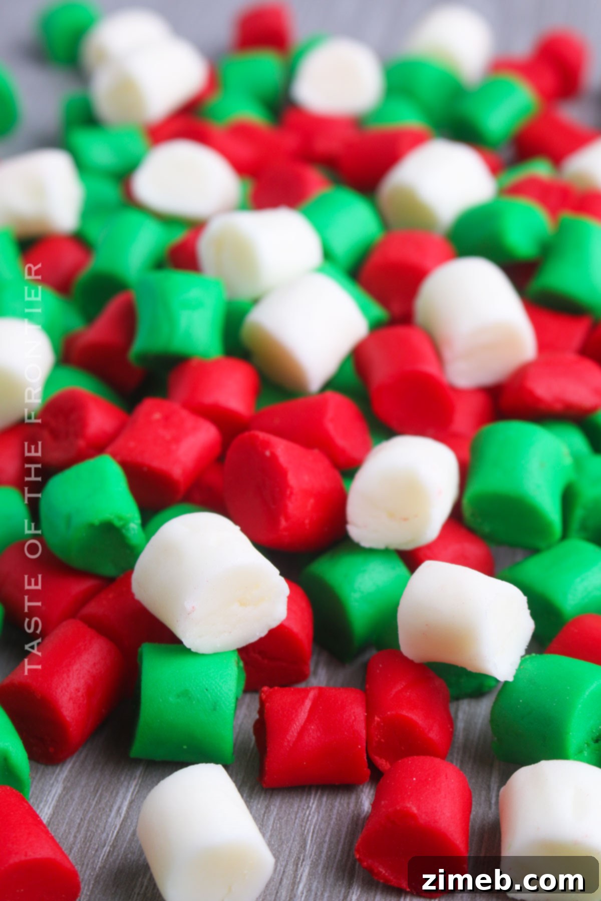 Colorful holiday Butter Mints for festive celebrations