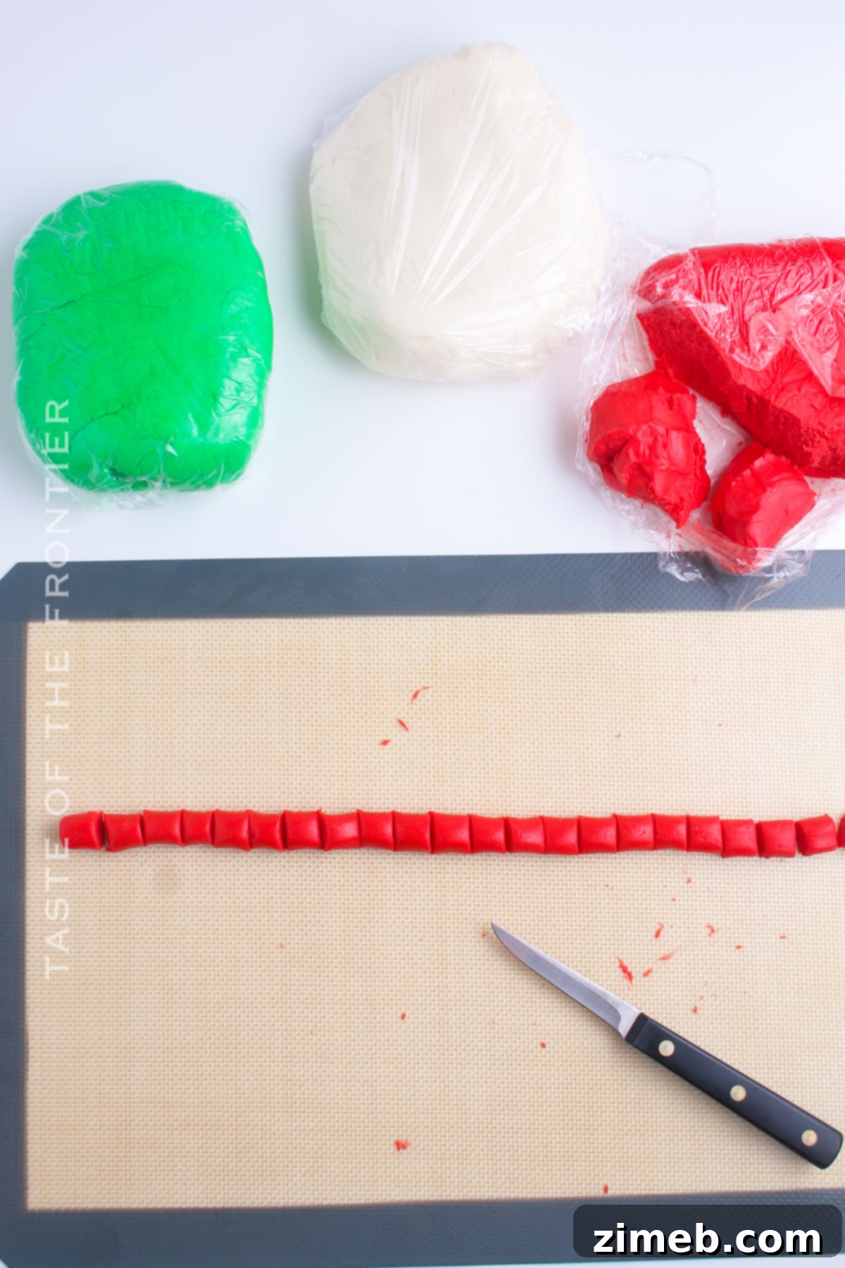How to make Butter Mints, step by step process