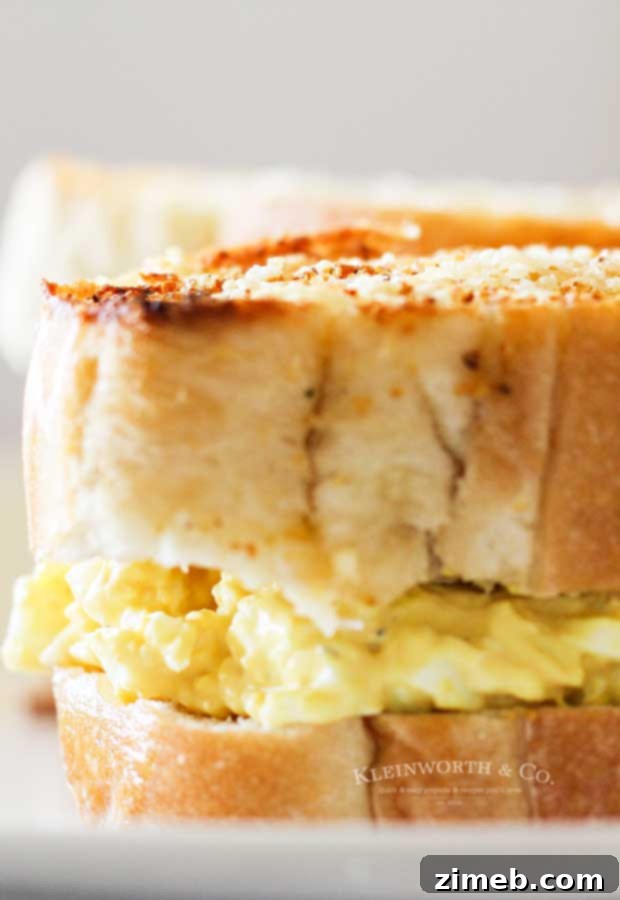 Easy Egg Salad Sandwich with fresh ingredients