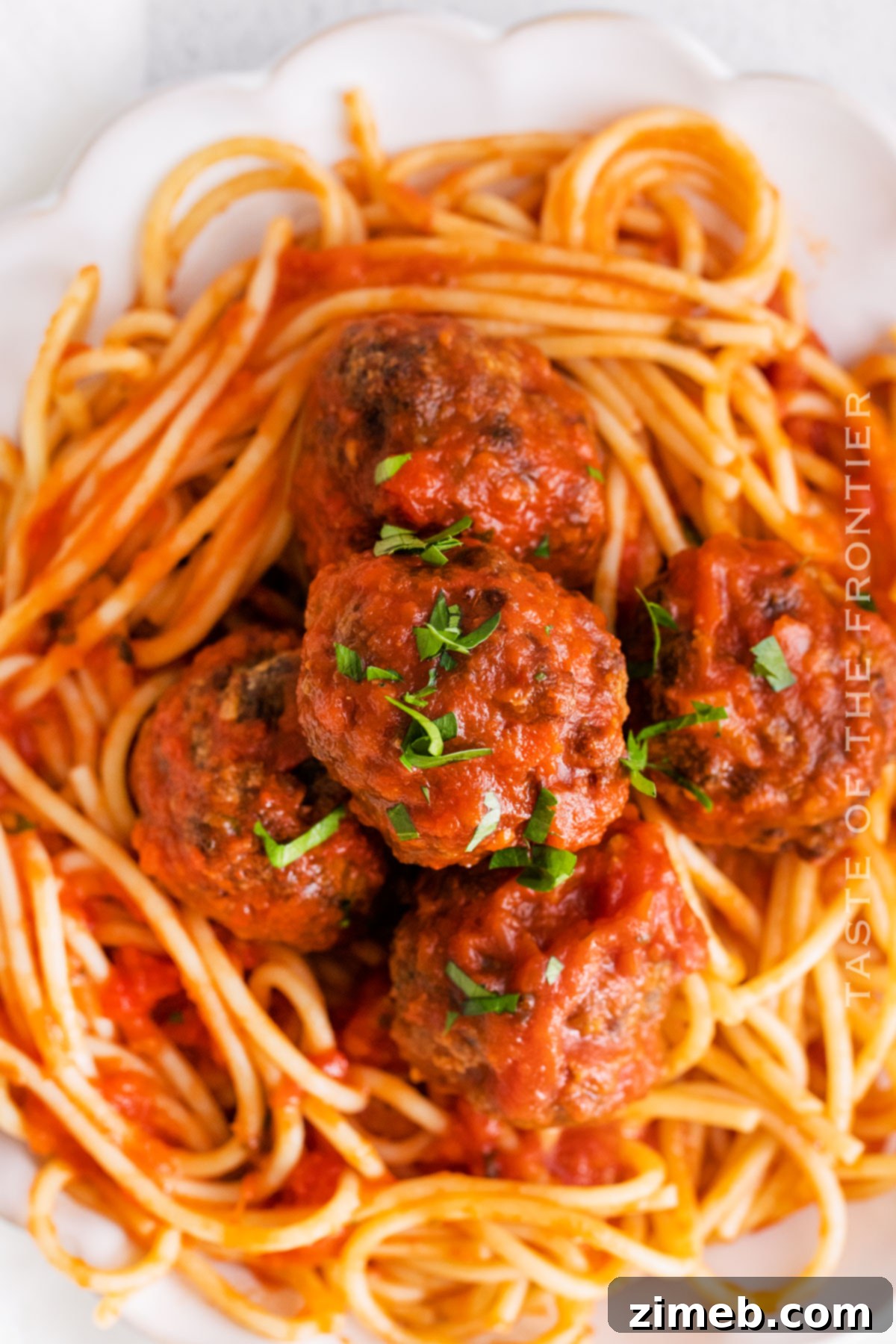 Golden Air Fryer Garlic Parmesan Meatballs 9 meatball dinner