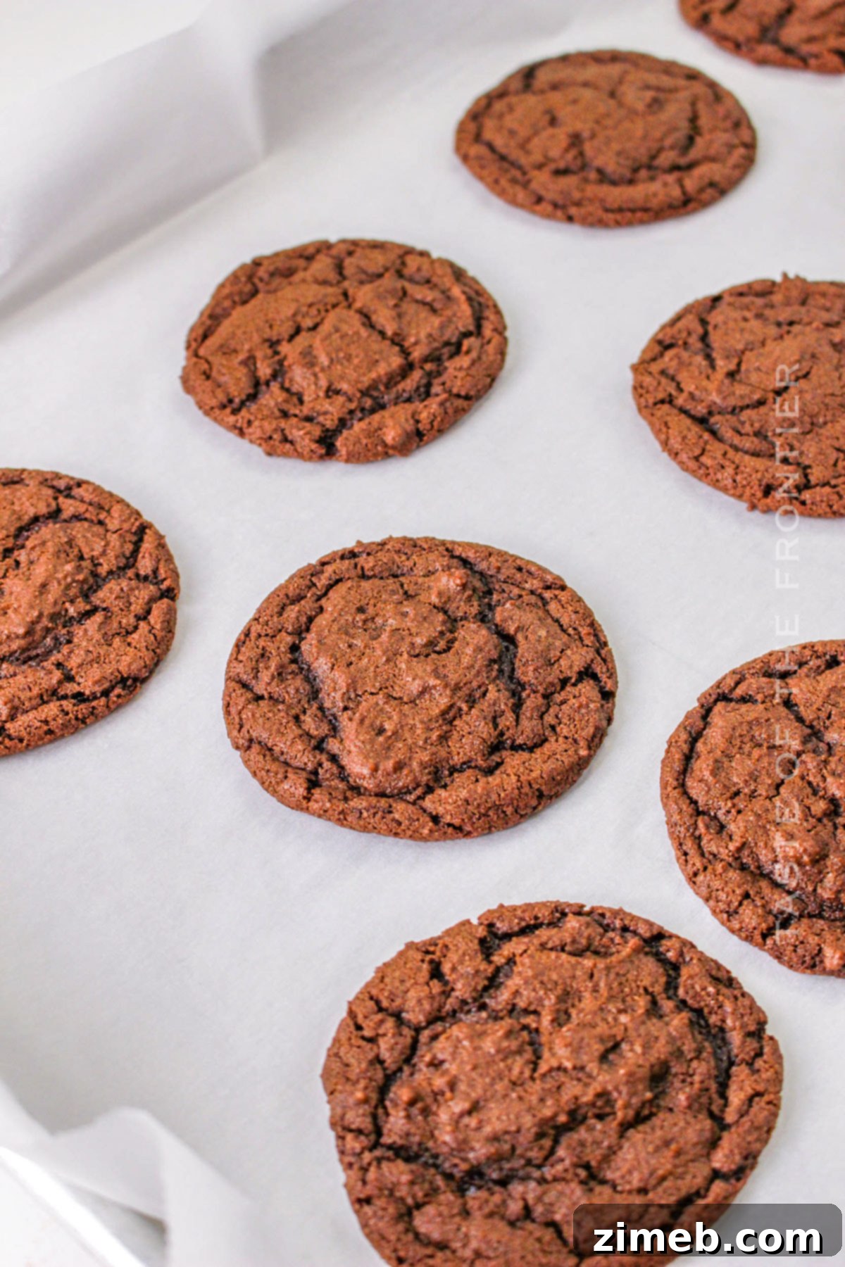 Baked Chocolate Sandwich Cookies