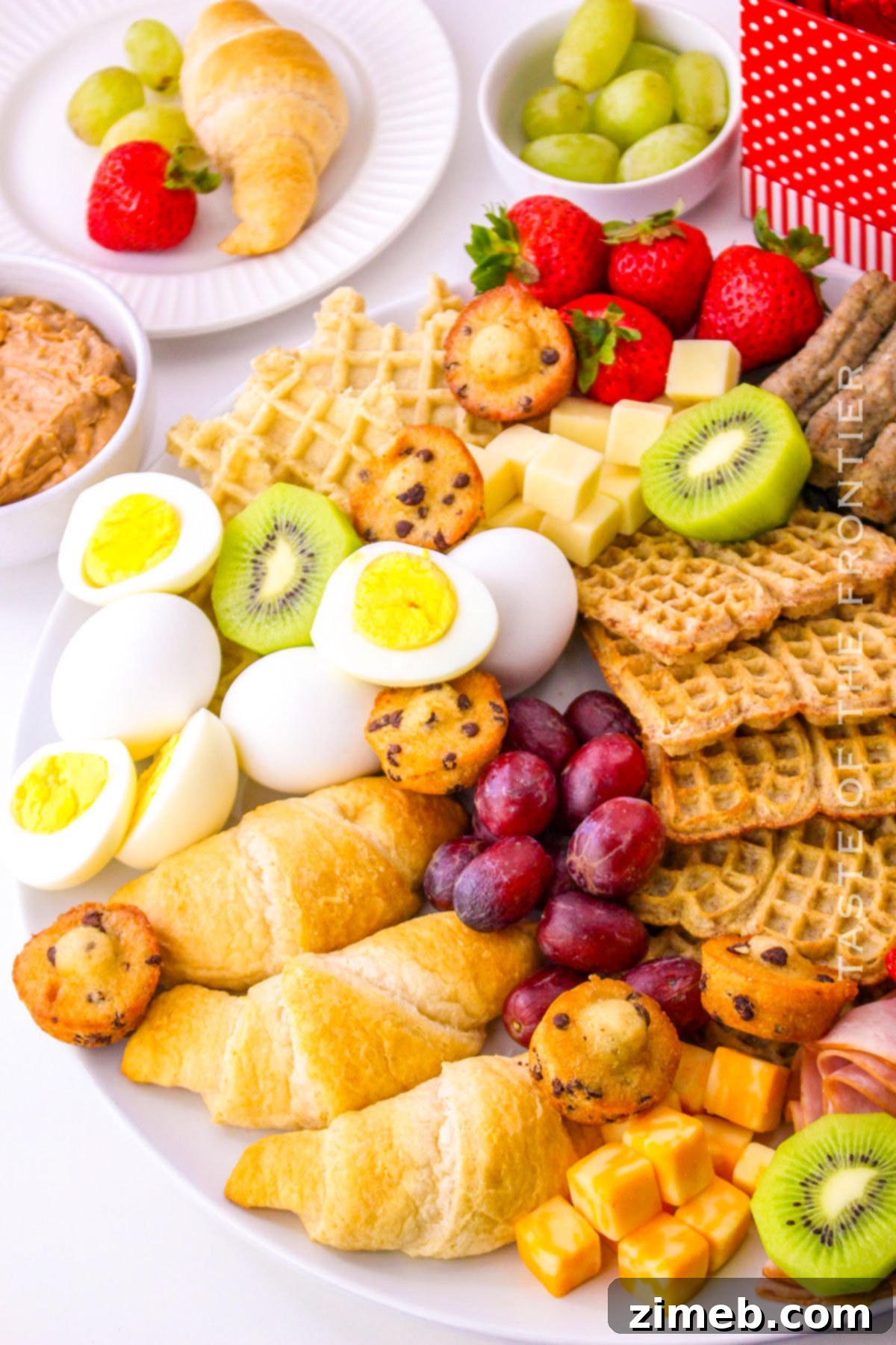 Breakfast Charcuterie Board - A delightful holiday spread