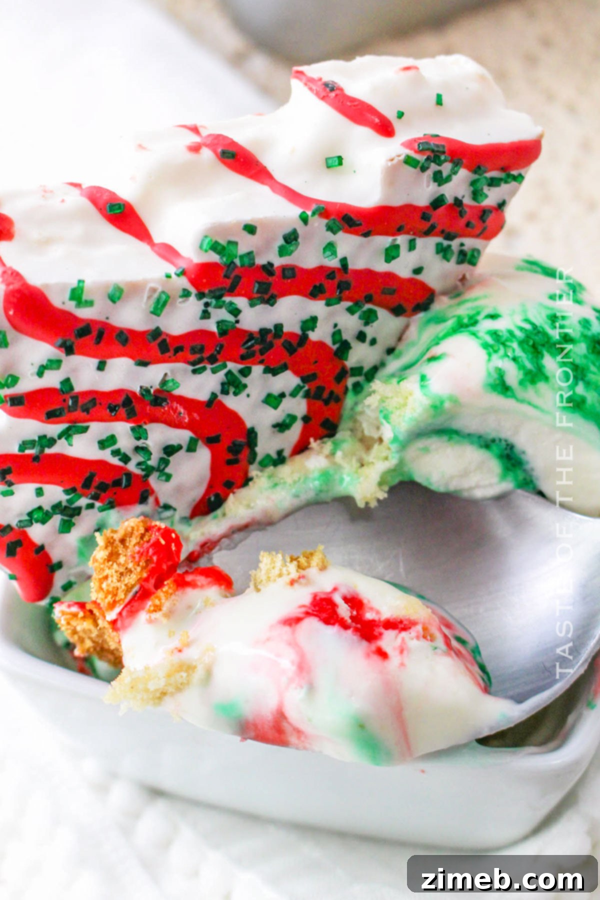 Little Debbie Christmas Tree Ice Cream Treat 16 easy homemade ice cream for Christmas