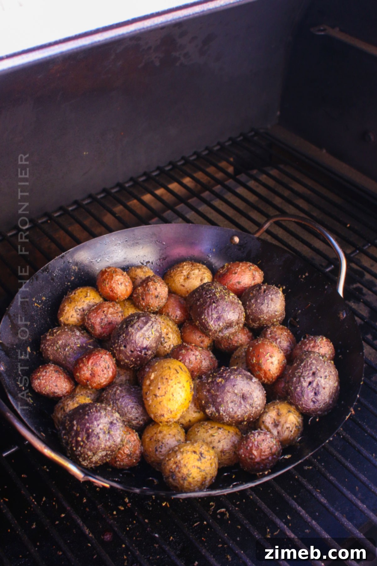 Smoky Spuds 7 cooked potatoes