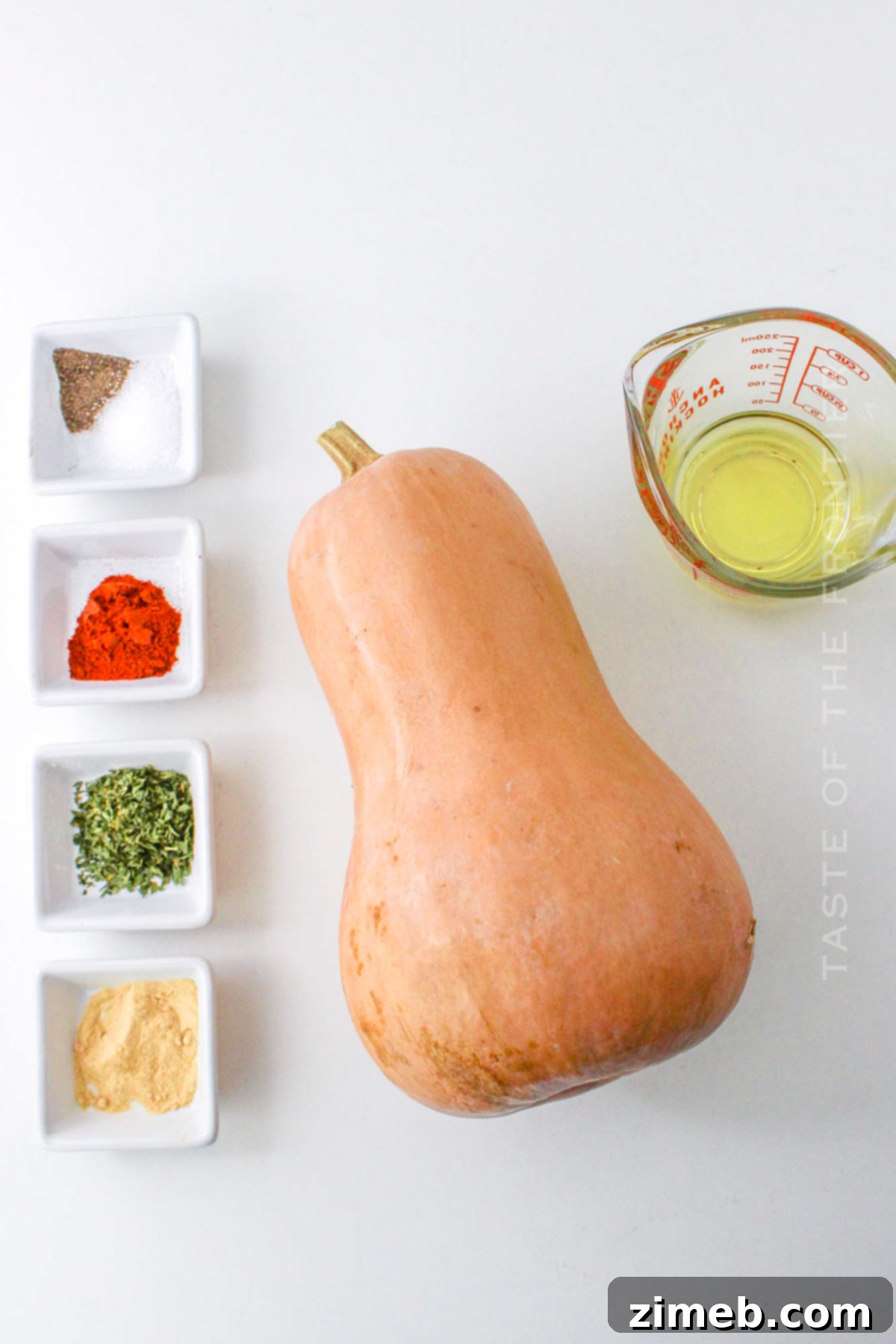 Crispy Air Fryer Butternut Squash 4 Air Fryer Butternut Squash ingredients