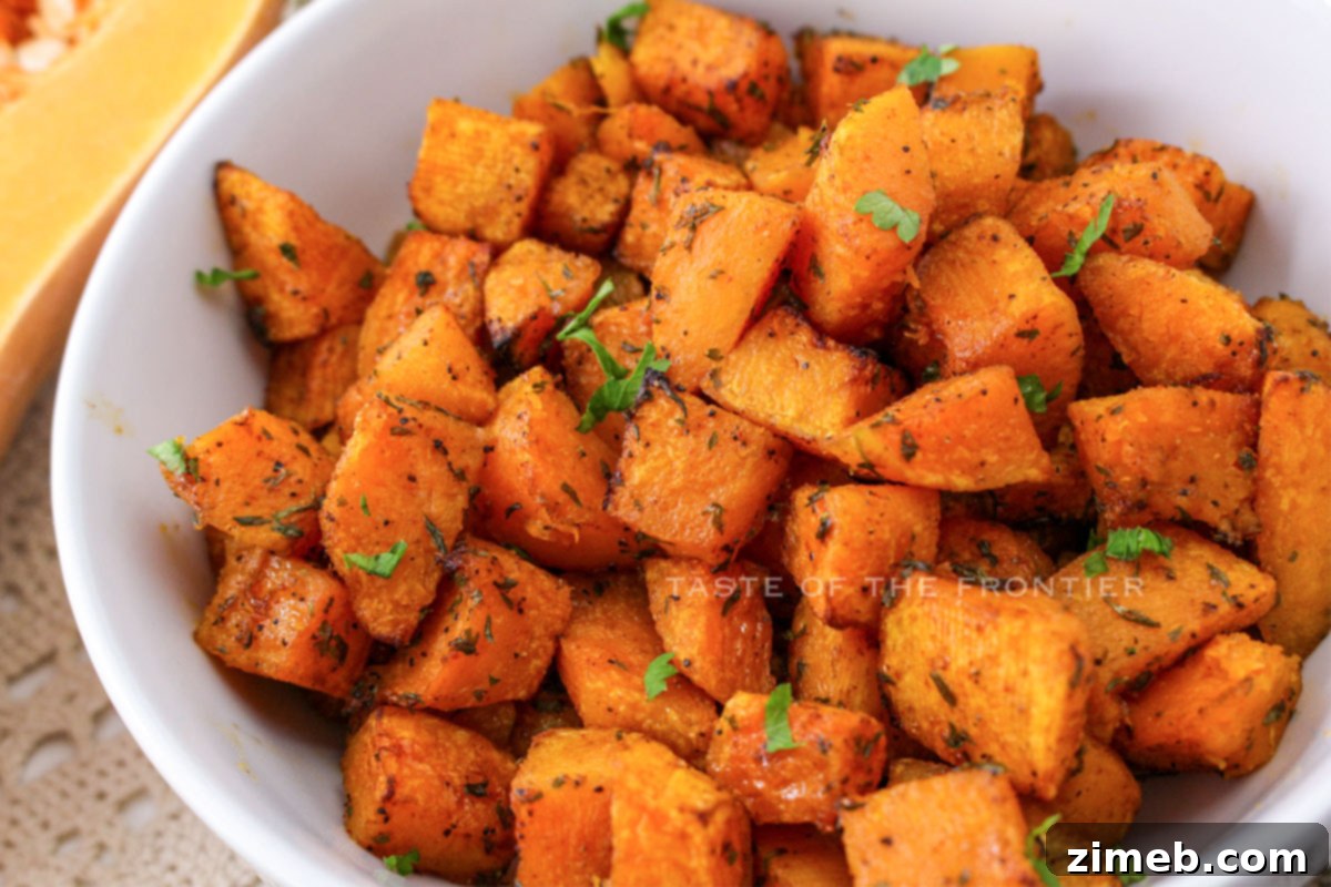 Crispy Air Fryer Butternut Squash 8 thanksgiving side dish