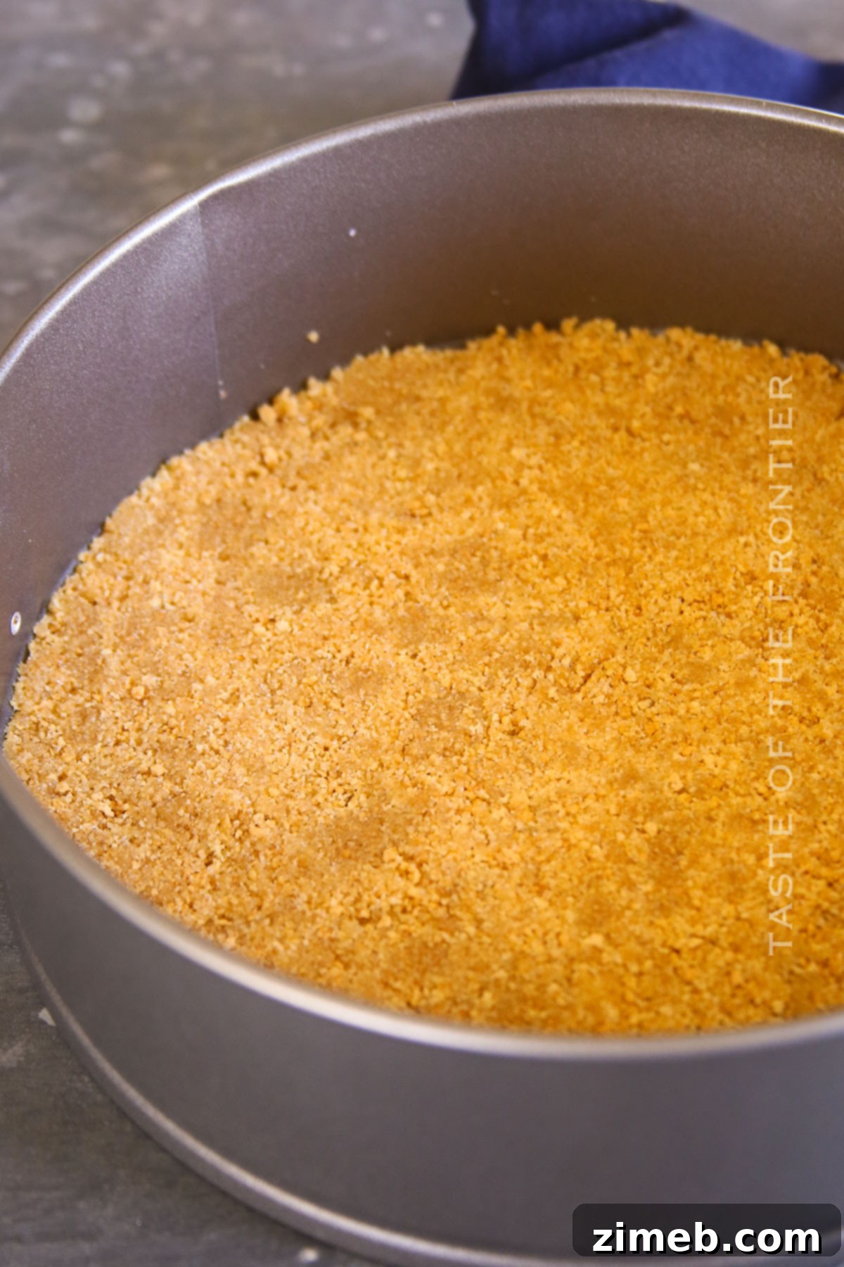 Graham Cracker Crust for cheesecake