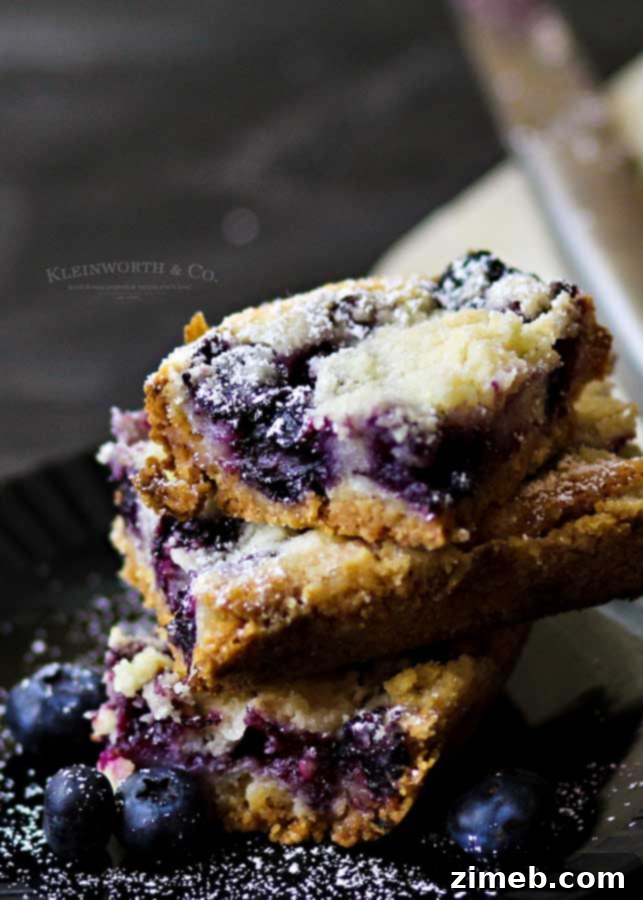 the best Blueberry Pie Bars Recipe