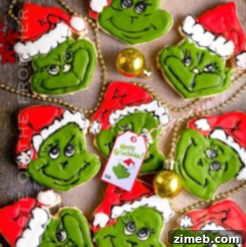 Meringue Powder Royal Icing Excellence 11 grinch cut out cookies