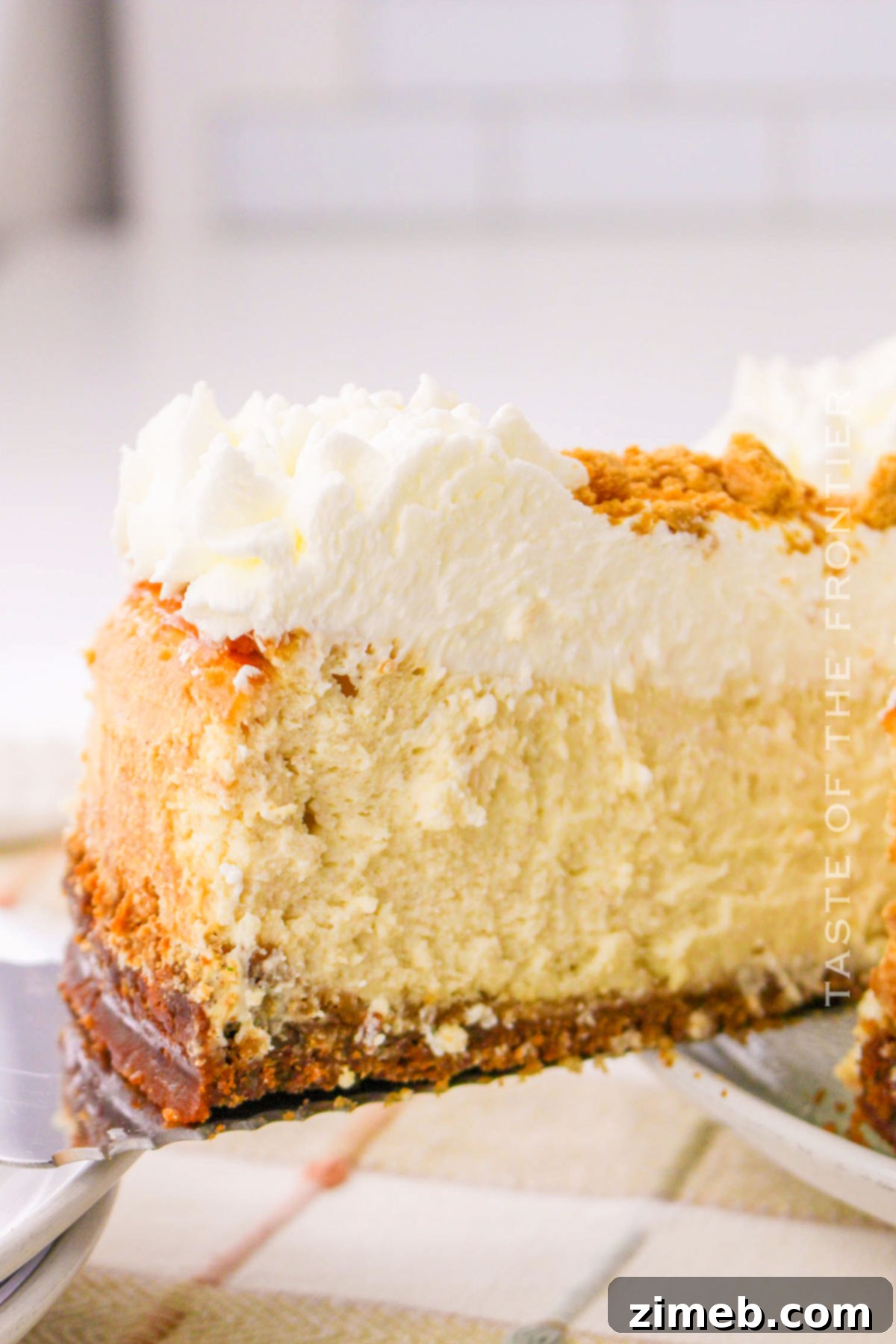Gingerbread Cheesecake, a beautiful Christmas dessert