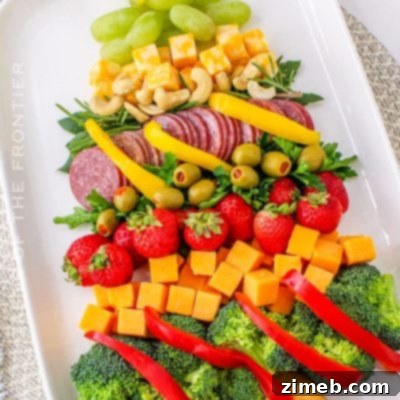 Yuletide Grazing Tree 16 Christmas Tree Charcuterie Board
