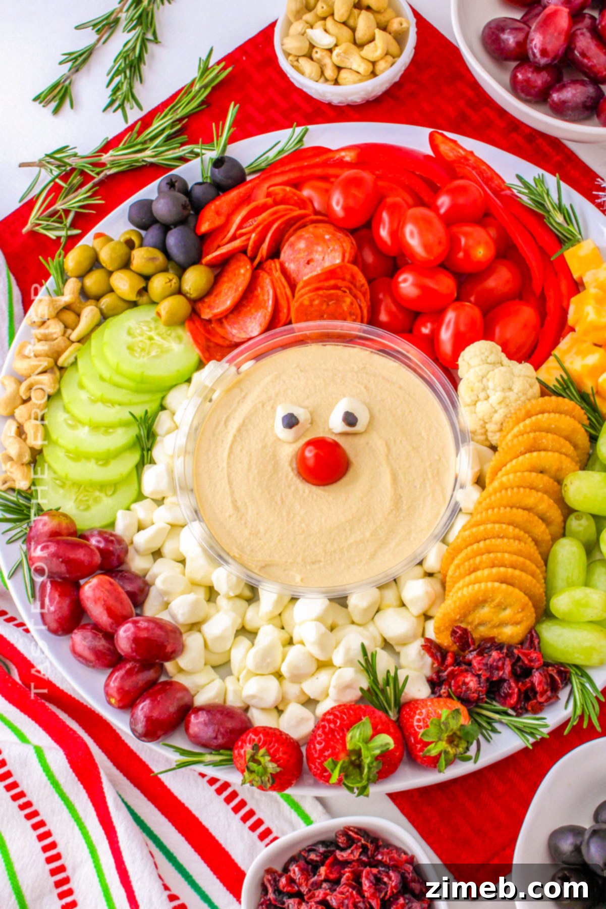 A Very Merry Santa Charcuterie Board 3 Santa Charcuterie Board recipe