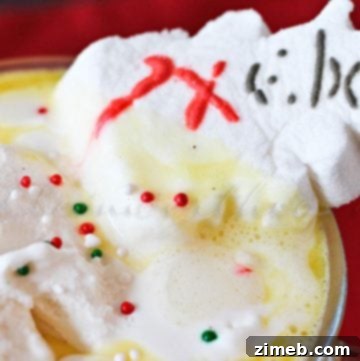 Eggnog Hot Chocolate