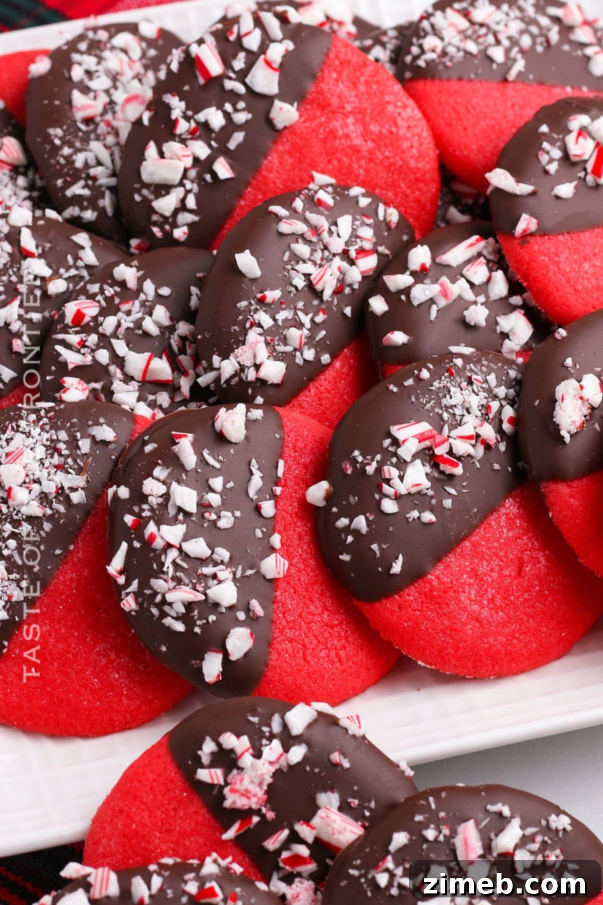 Peppermint Kissed Chocolate Treats 2 Chocolate Peppermint Cookies