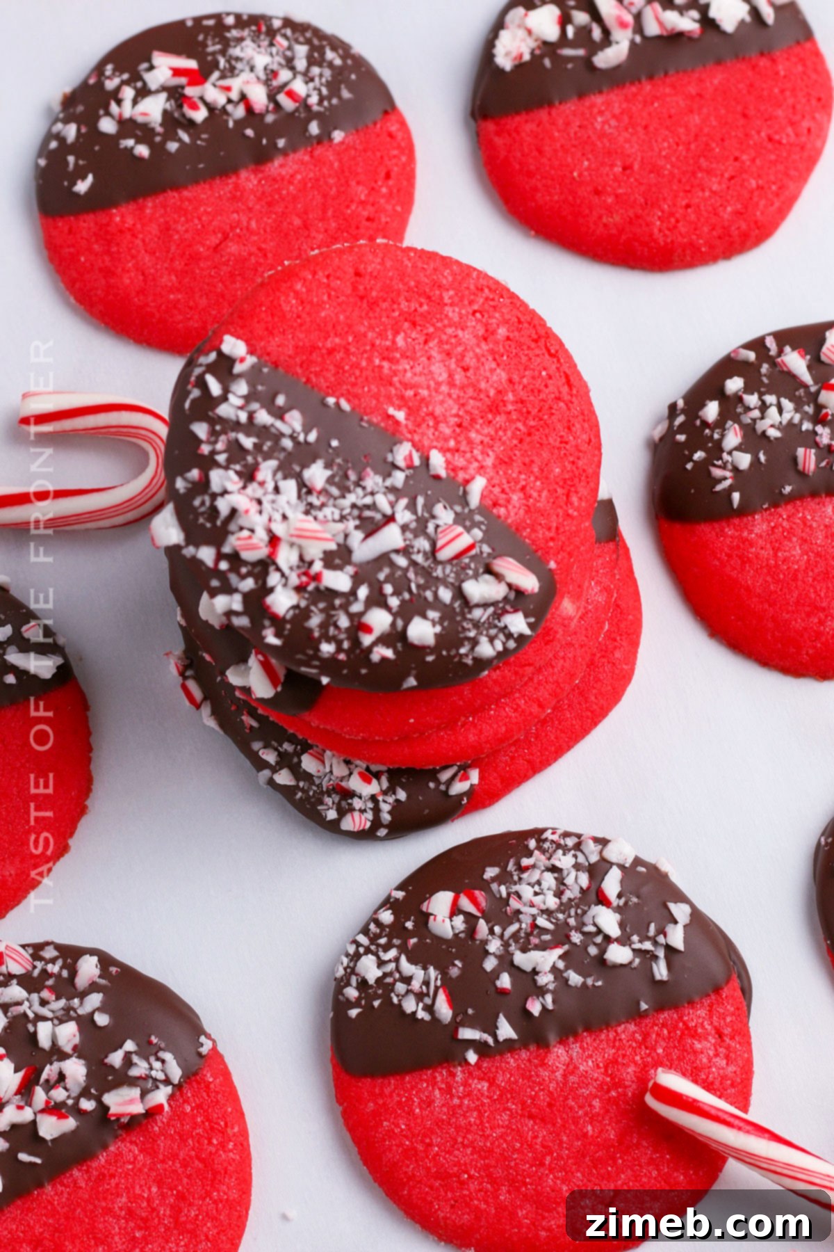 Peppermint Kissed Chocolate Treats 10 holiday cookie recipe