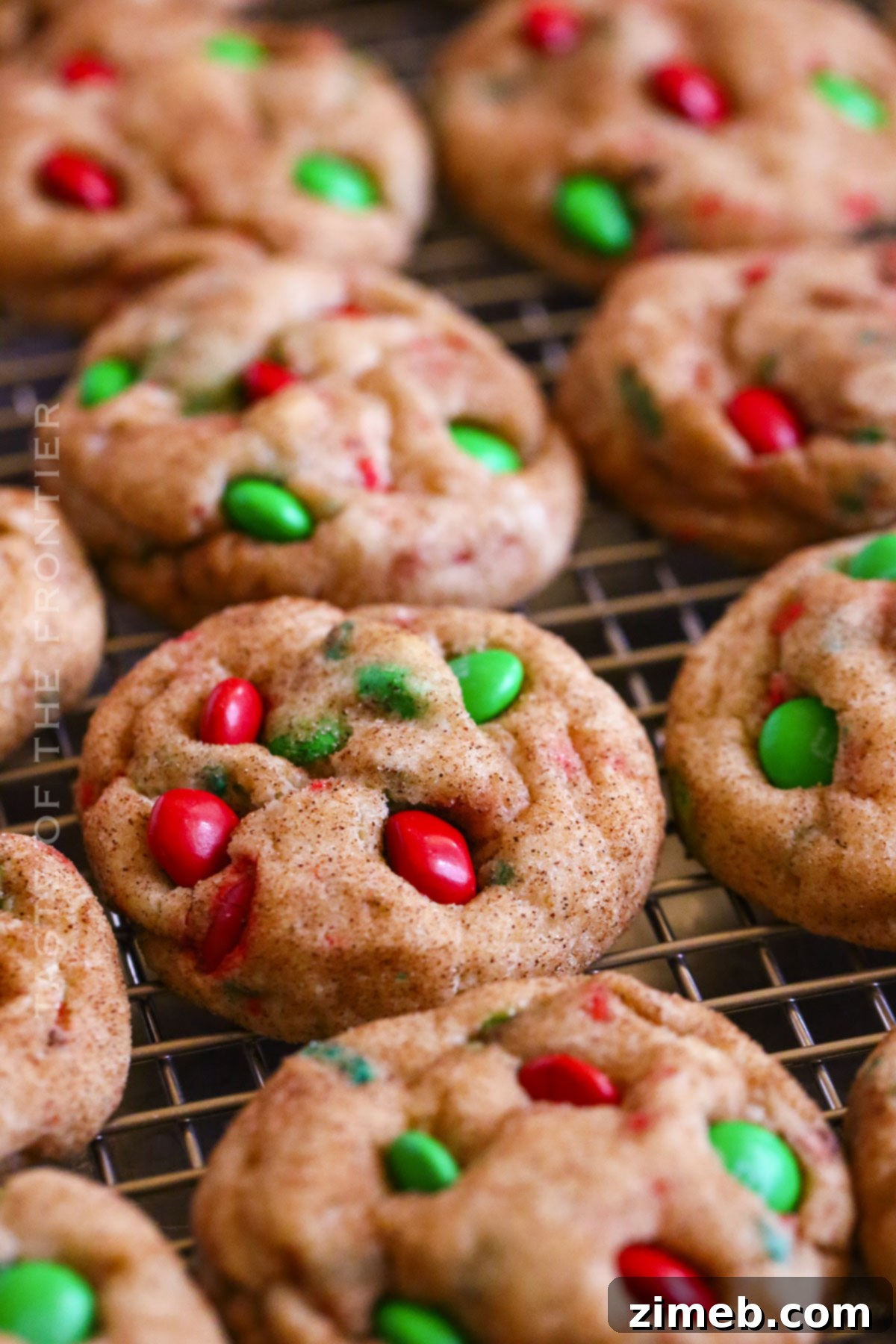 Creamy Christmas Snickerdoodle Delights 8 Baked Christmas cinnamon cookies
