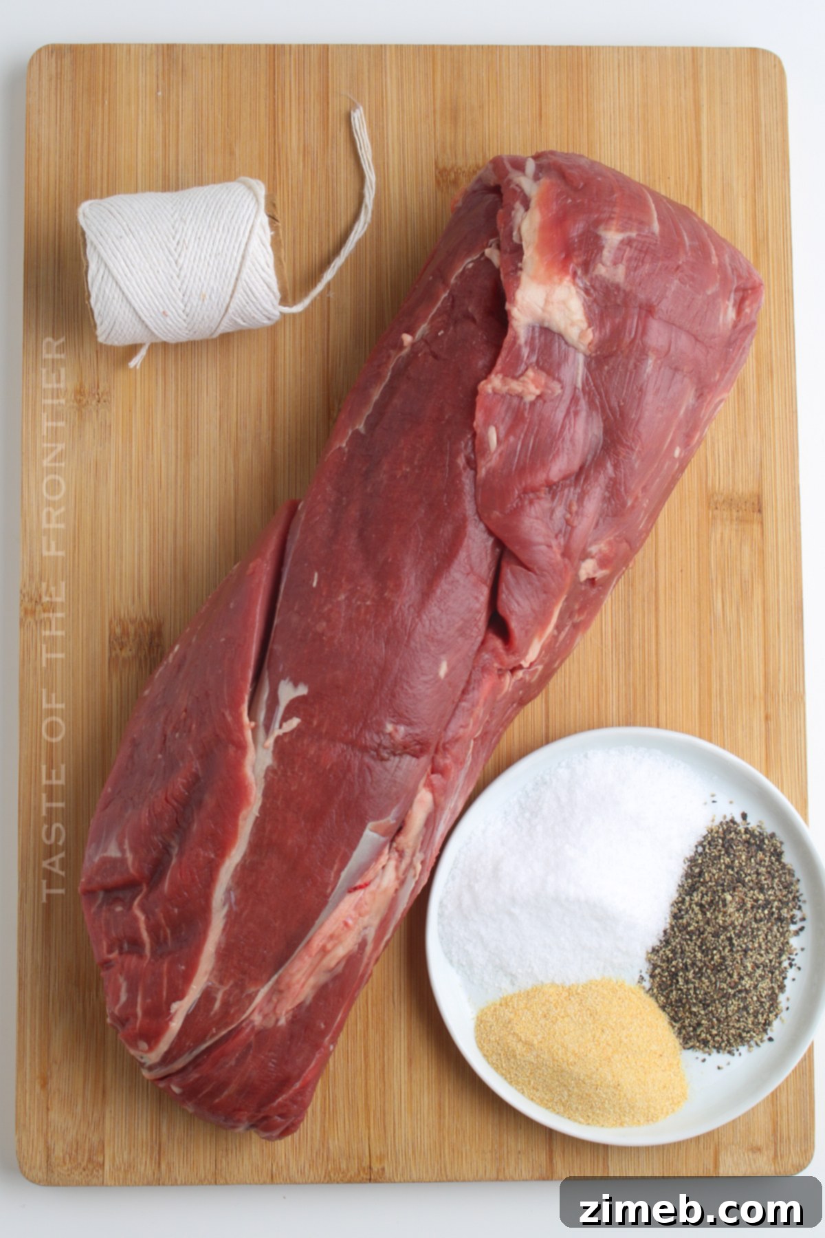 Smoked Beef Tenderloin ingredients