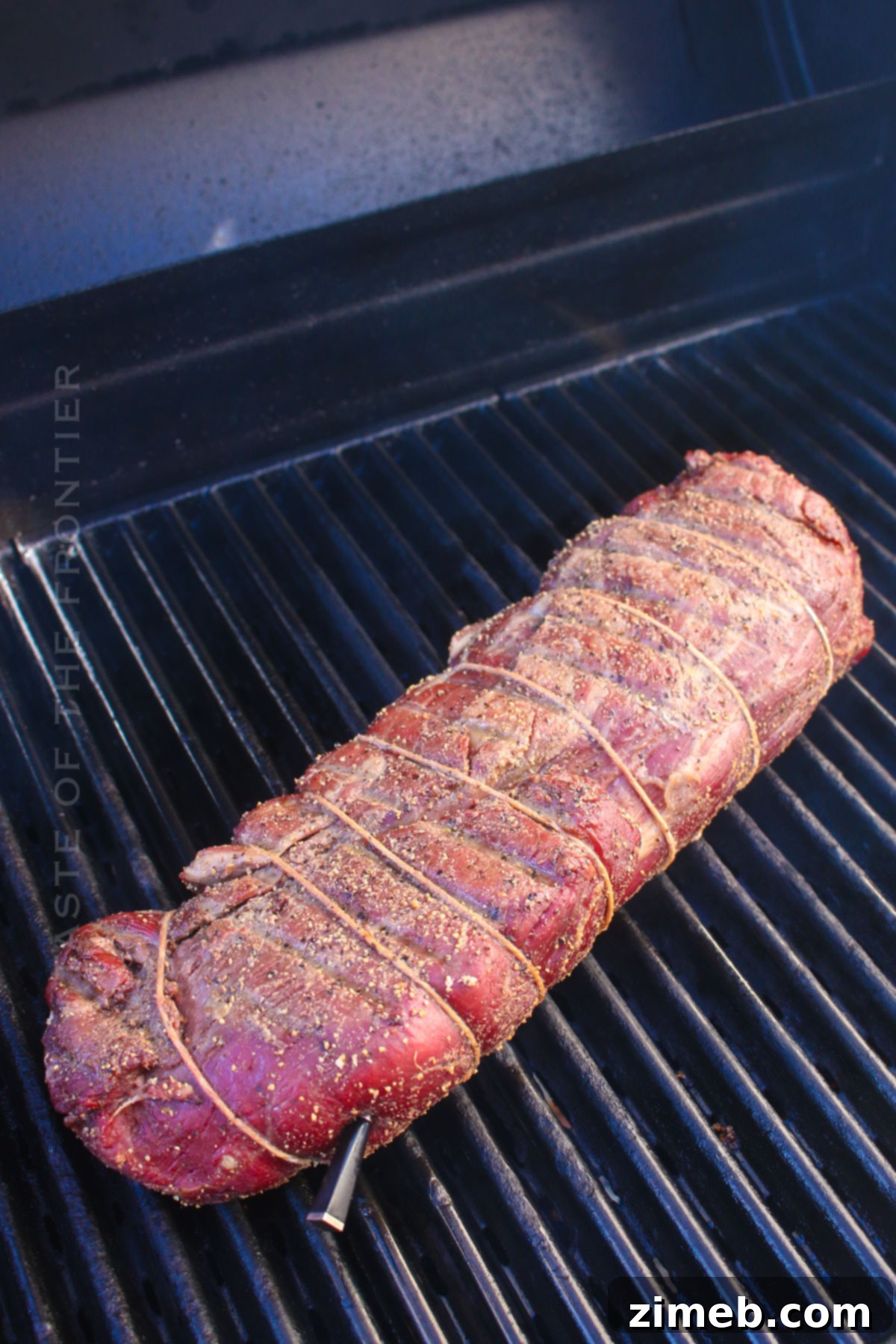 pellet grill beef - smoker