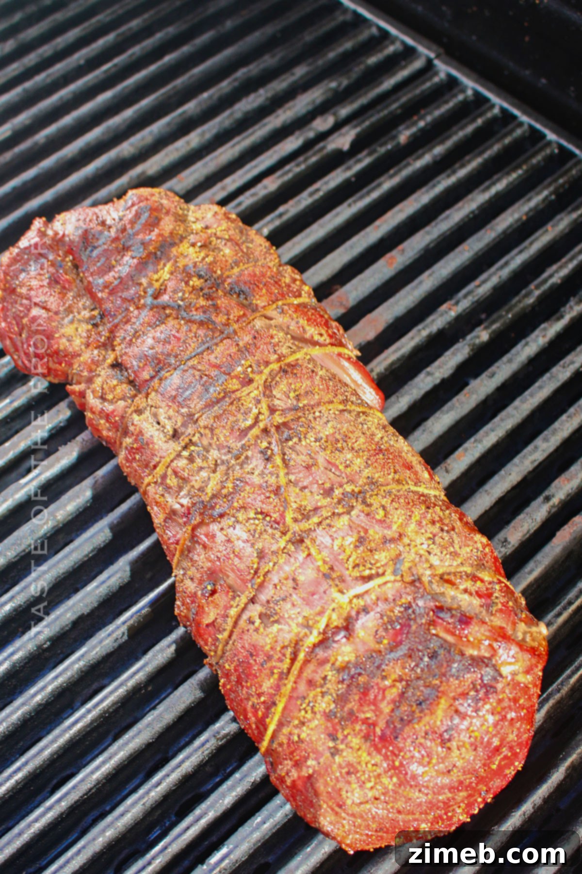 cooking tenderloin on the smoker