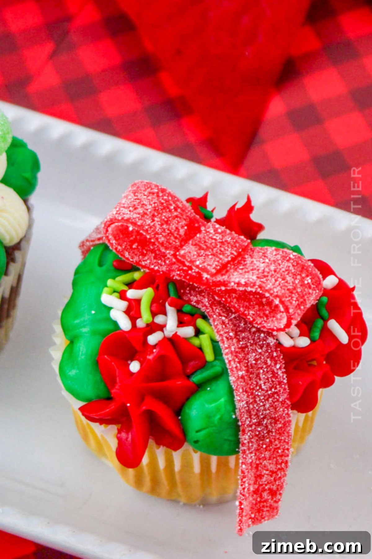 Kitschy Christmas Cupcakes 2 Ugly Sweater Cupcakes