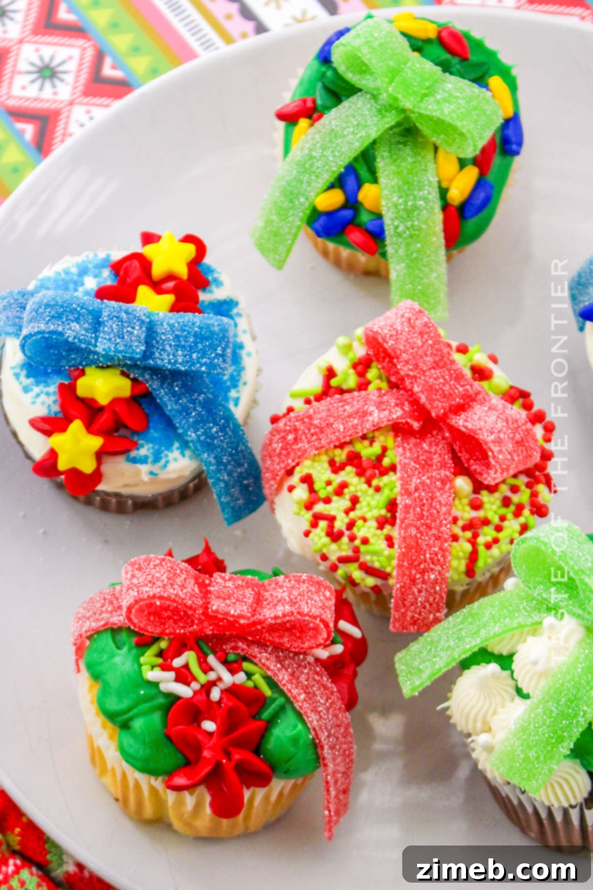 Kitschy Christmas Cupcakes 3 Ugly Sweater Cupcakes Recipe