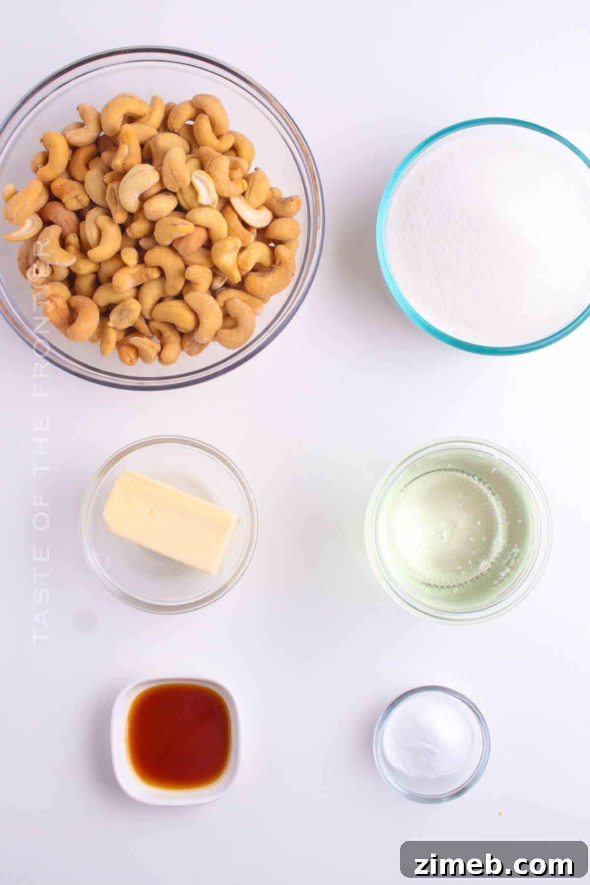 Cashew Brittle Ingredients - Essential Elements for Perfect Brittle