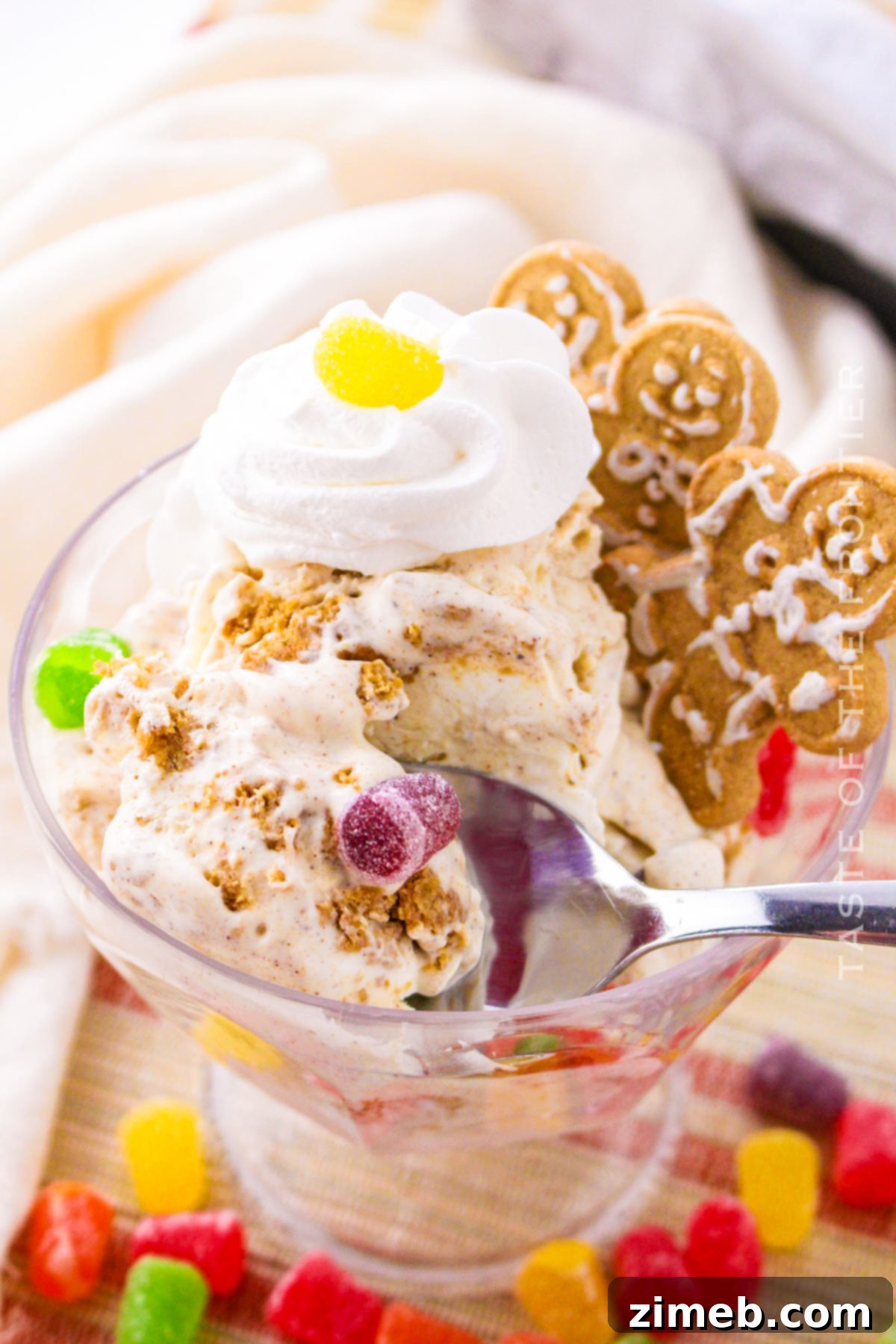 Gingerbread Ice Cream