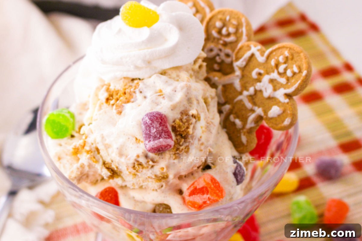 gumdrops on ice cream