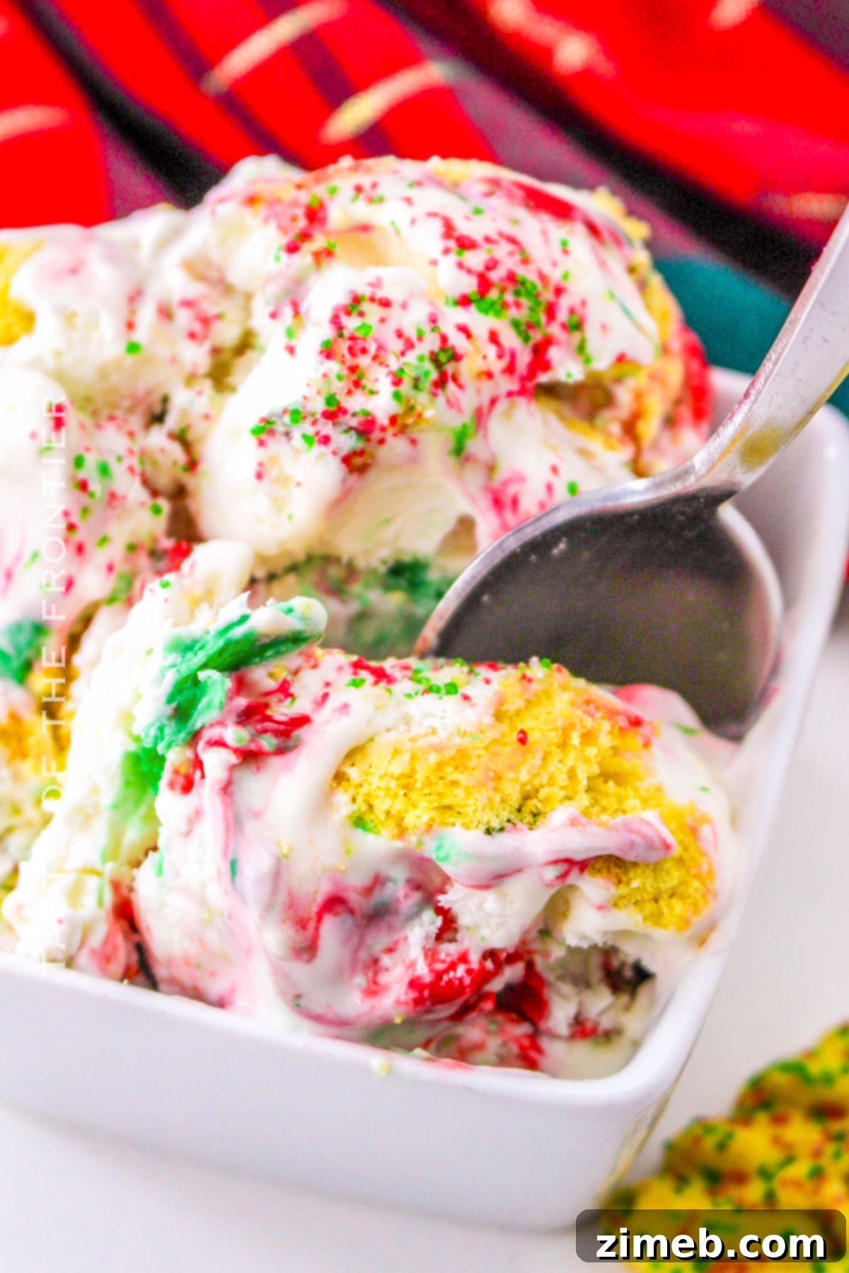 Yuletide Cookie Crunch 14 served holiday dessert