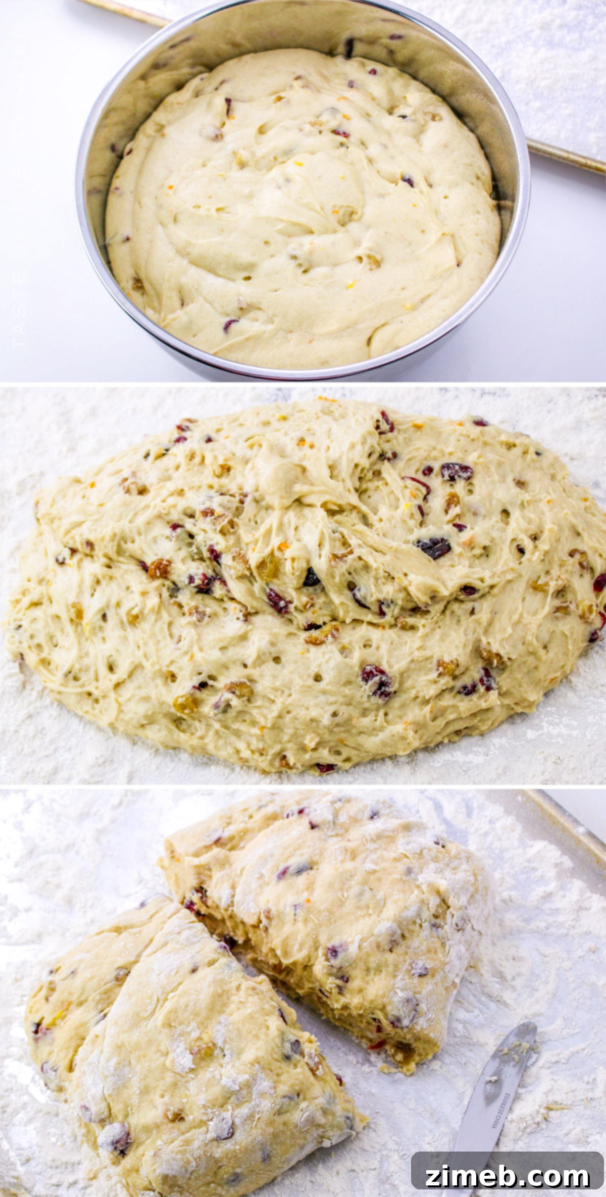 Festive Italian Christmas Cake 6 how to make Italian Christmas Cake