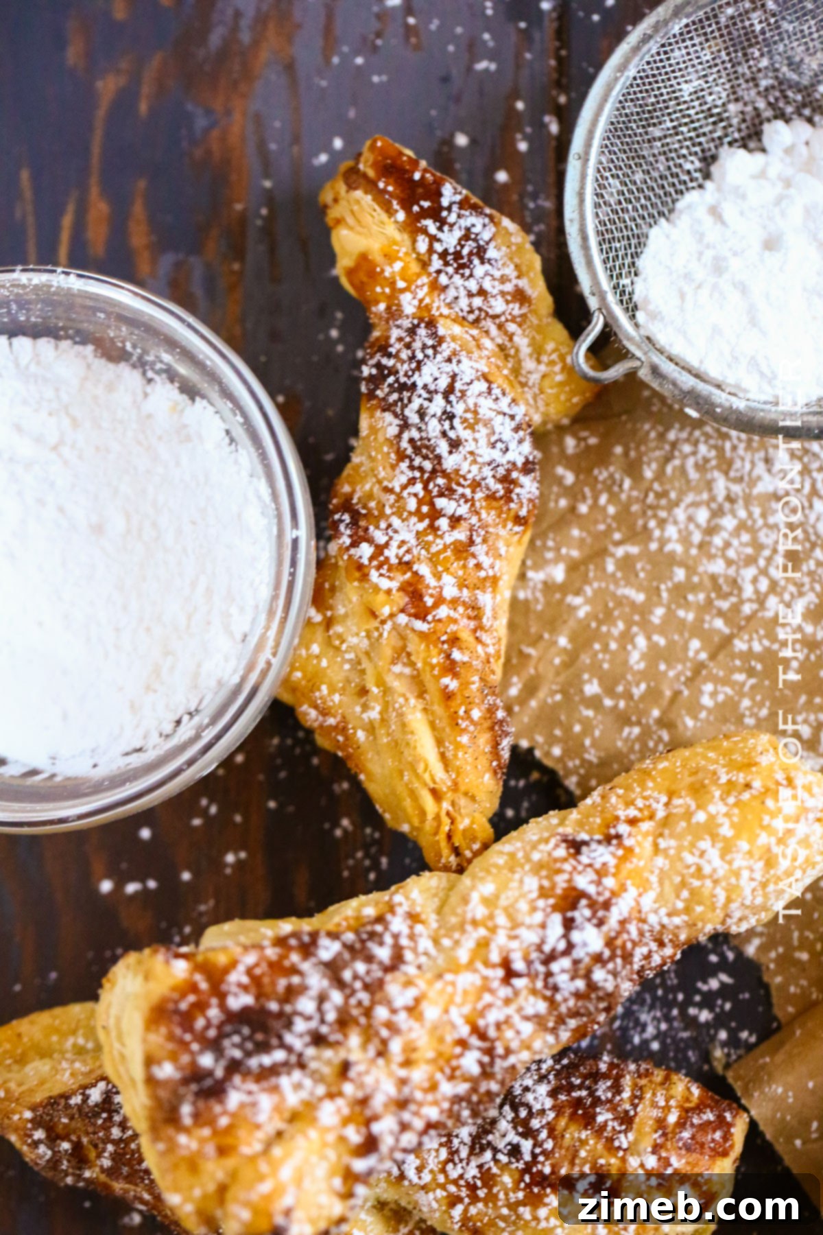 Nutella Christmas Tree Puff Pastry