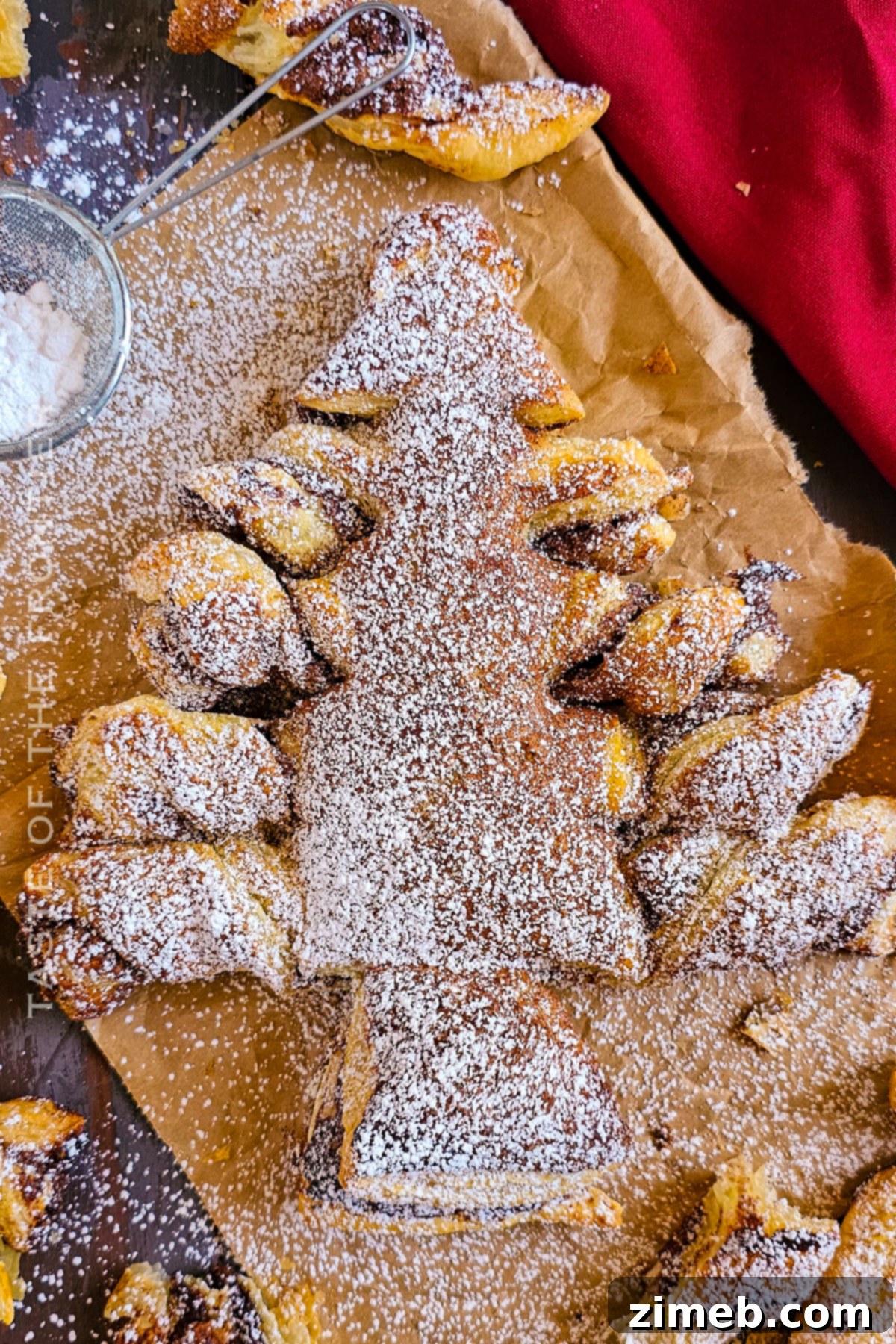 Nutella Christmas Tree, AKA Nutella Puff Pastry