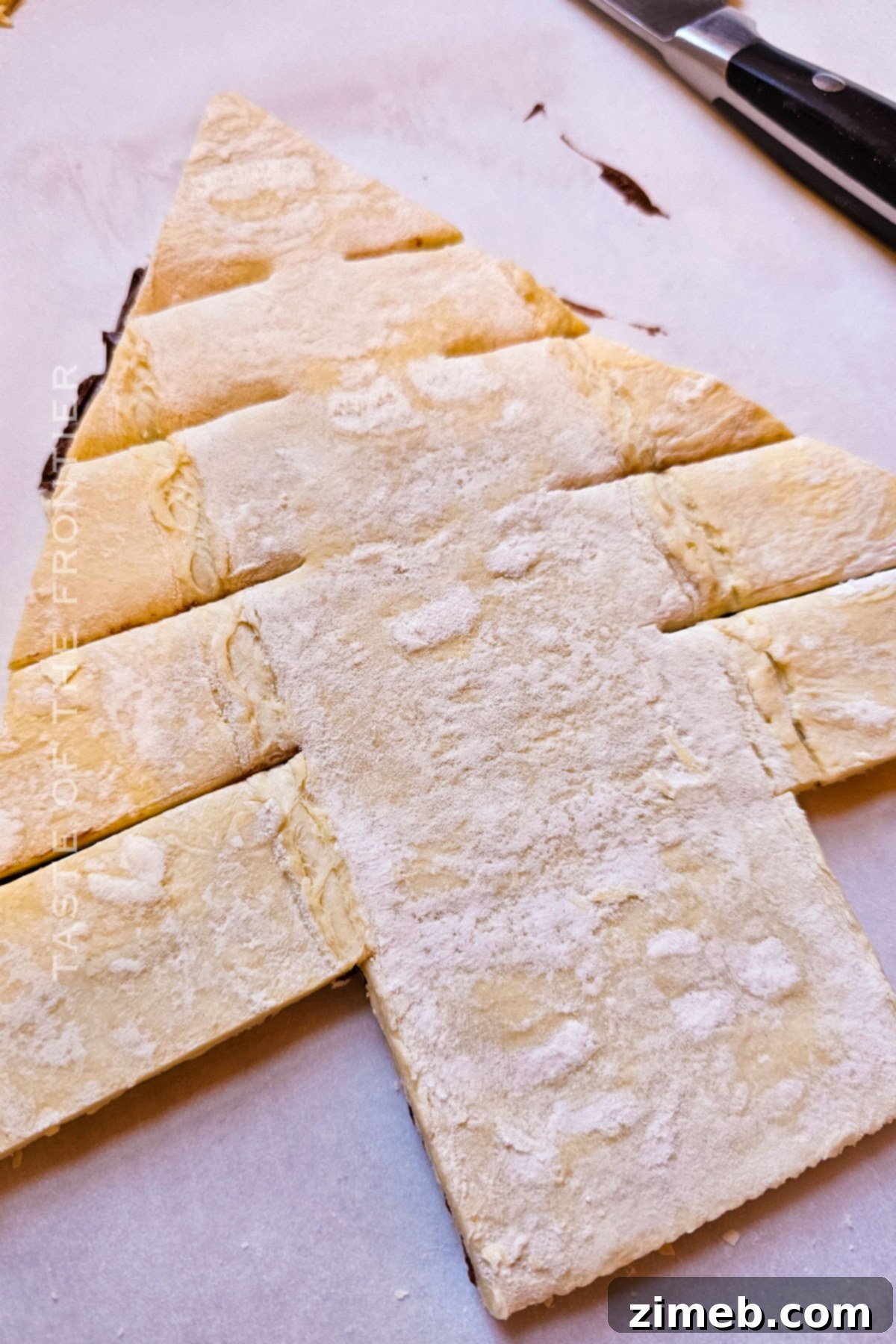 assemble the pastry sheets