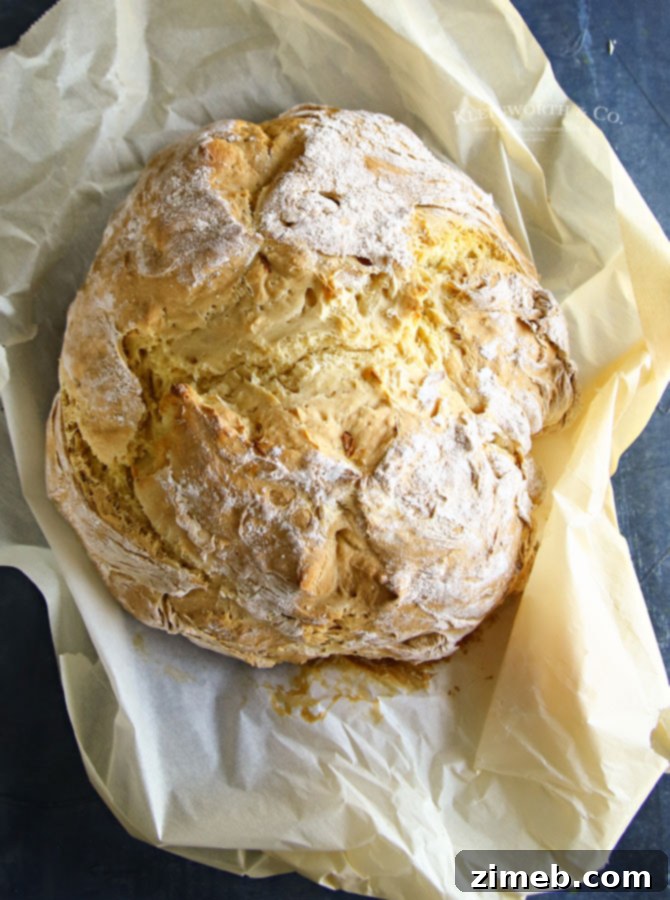 Easy 4-Ingredient Irish Soda Bread Recipe