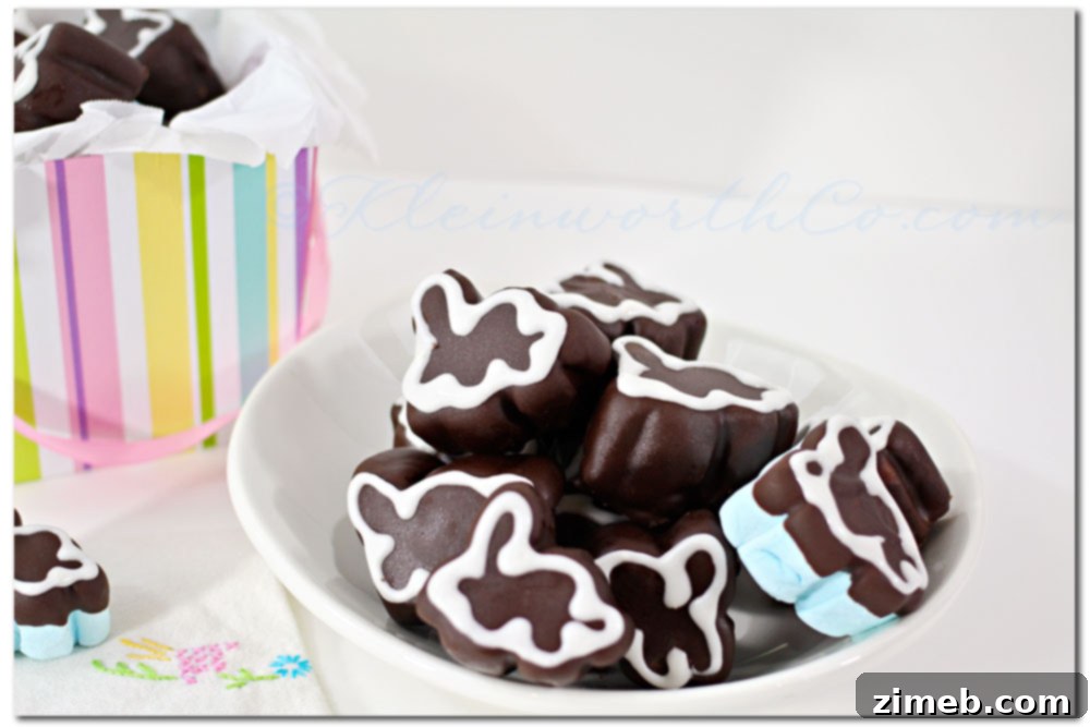 Chocolate Covered Bunny Marshmallows