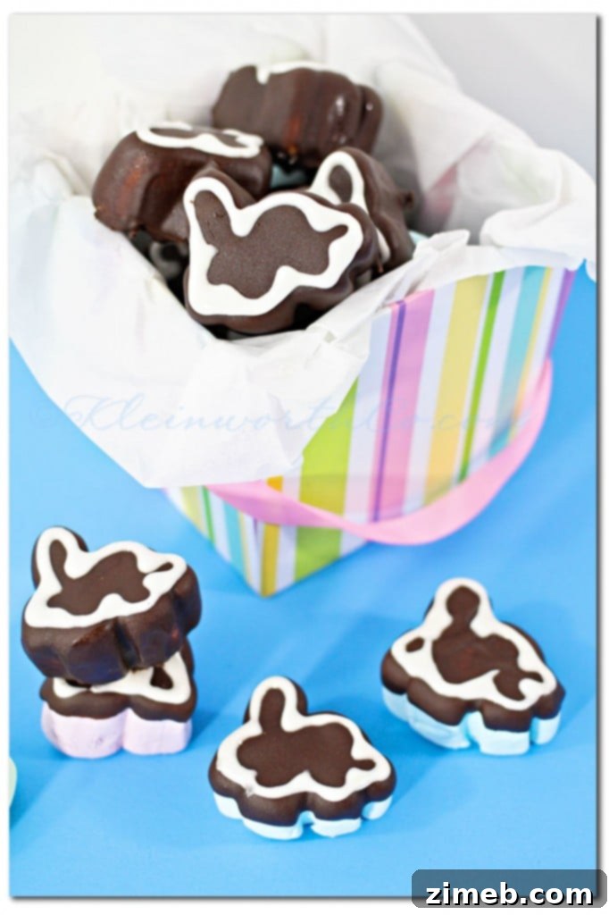 Chocolate Covered Bunny Marshmallows