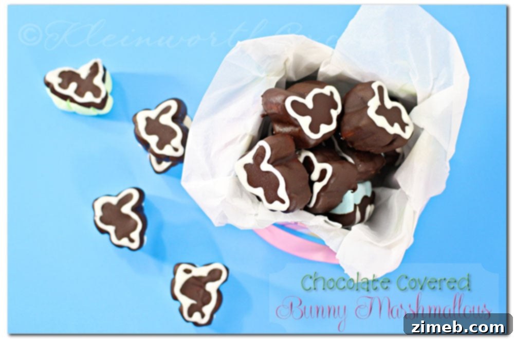 Chocolate Covered Bunny Marshmallows