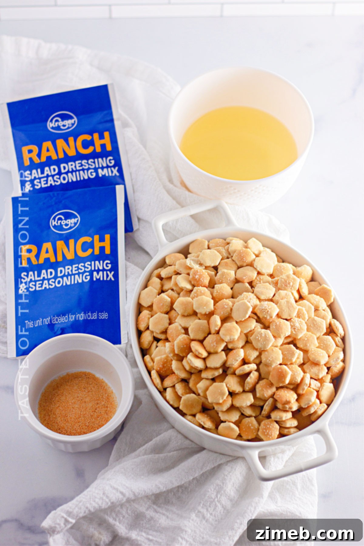 Ranch Oyster Cracker ingredients