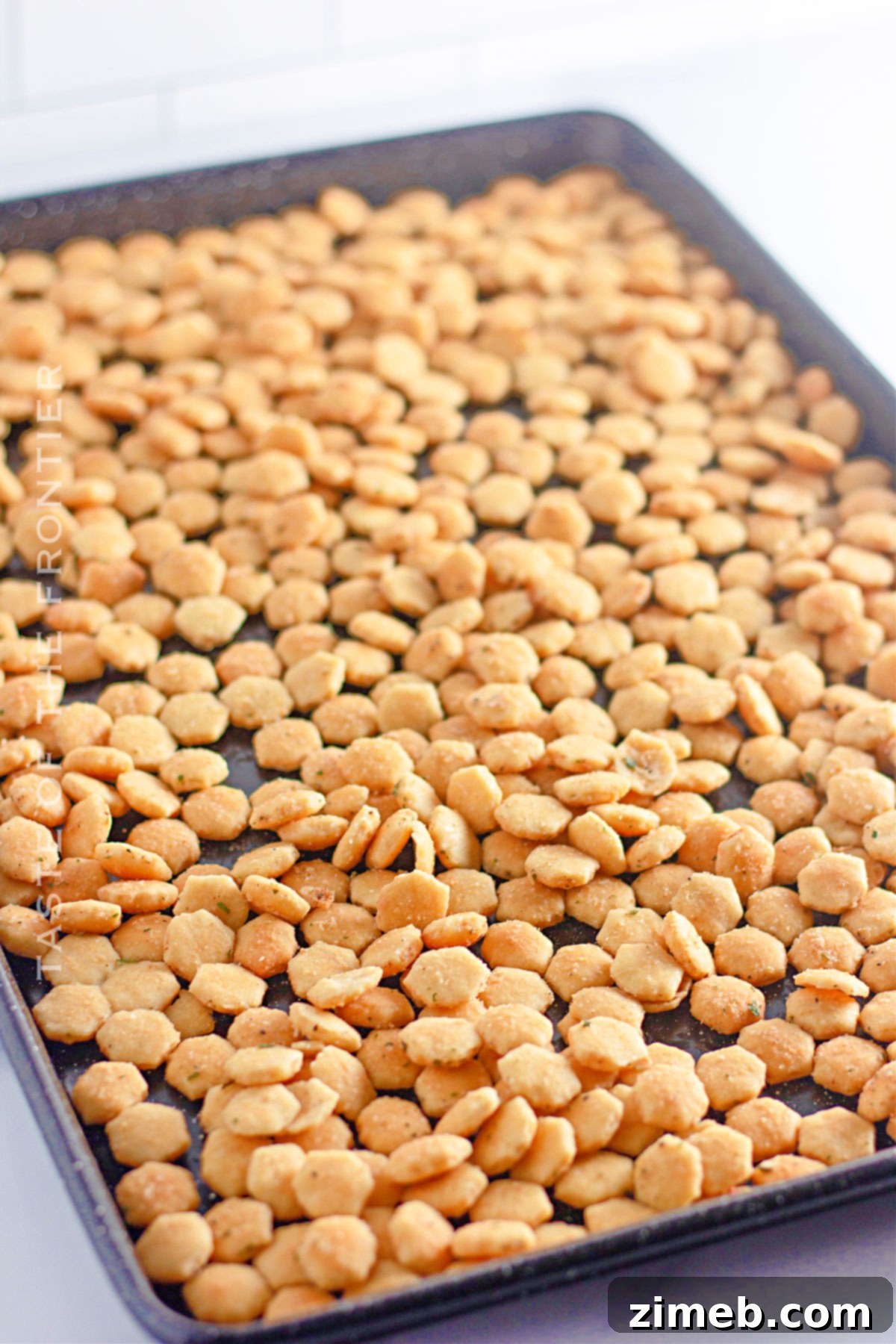 baking the crackers