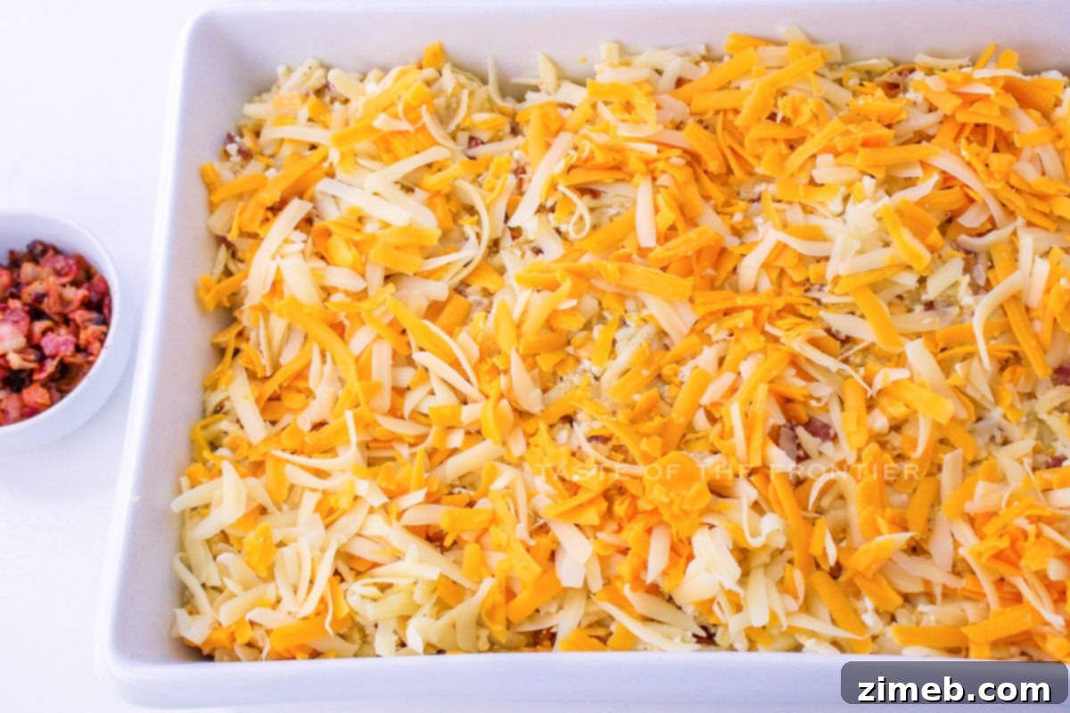 Hearty Amish Breakfast Bake 6 Amish Breakfast Casserole ready to bake