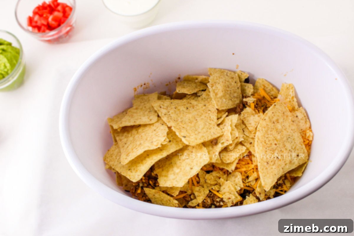Party Pit Nachos 5 how to make Trash Can Nachos