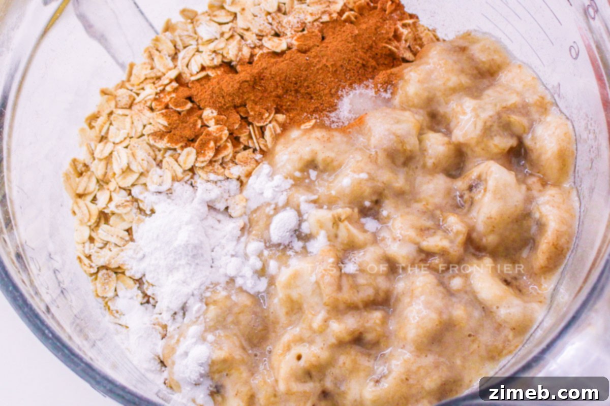 Banana Bread Breakfast Bake 5 how to make Banana Bread Baked Oatmeal