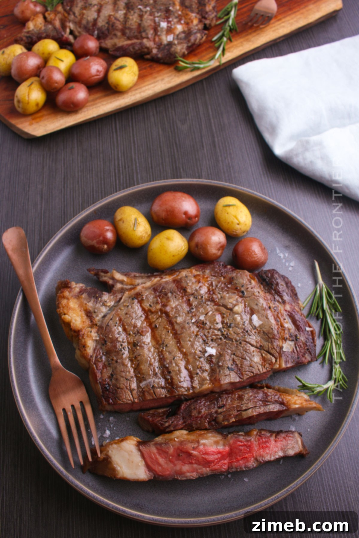 steak and potatoes